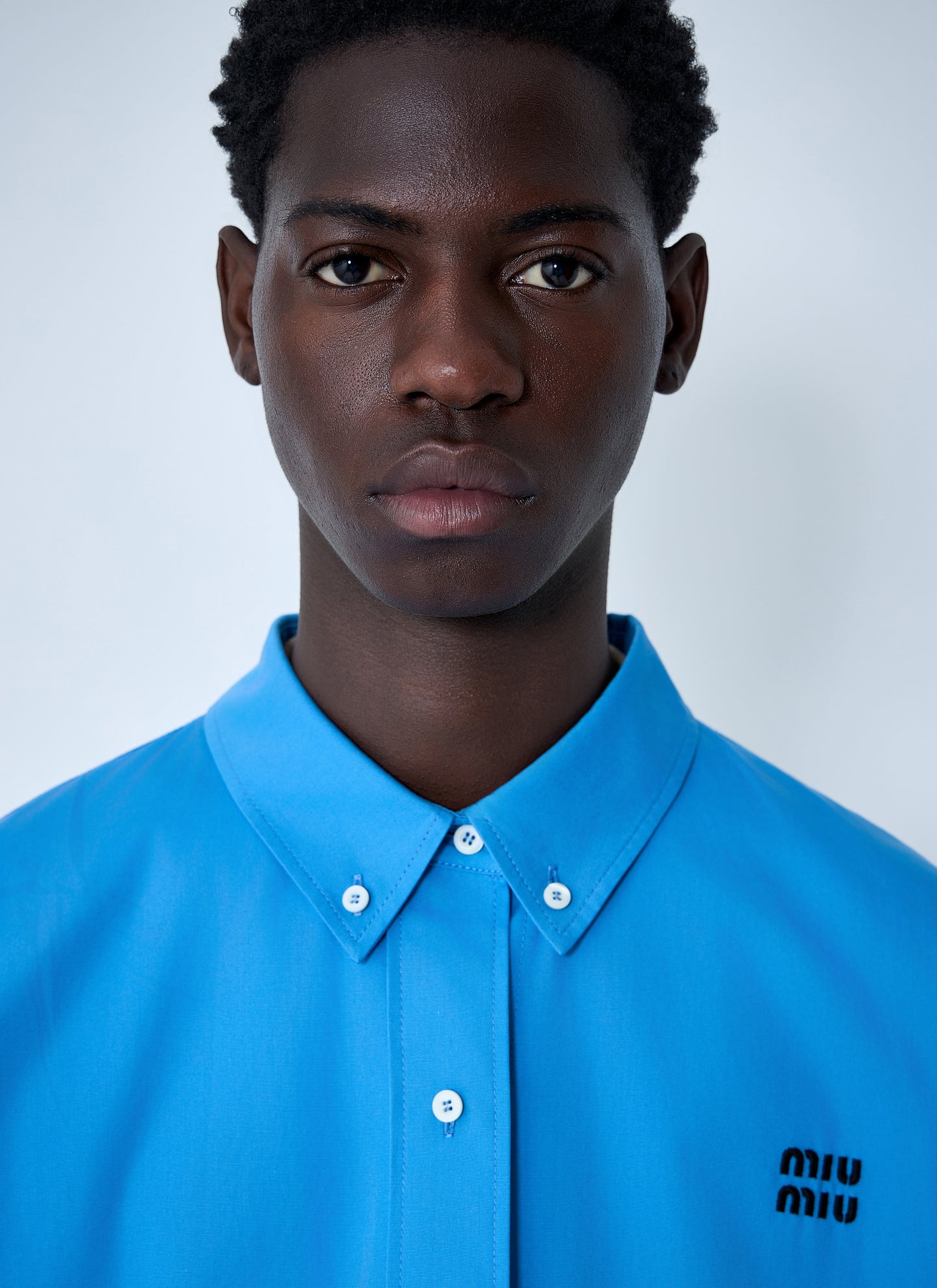Miu Miu Men Logo Motif Blouson Jacket MIU MIU