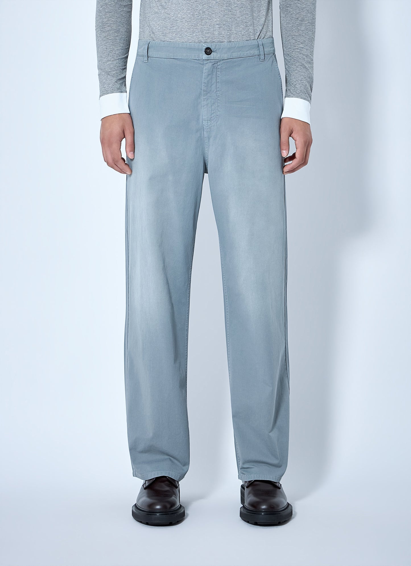Miu Miu Women Garment-Dyed Twill Pants MIU MIU