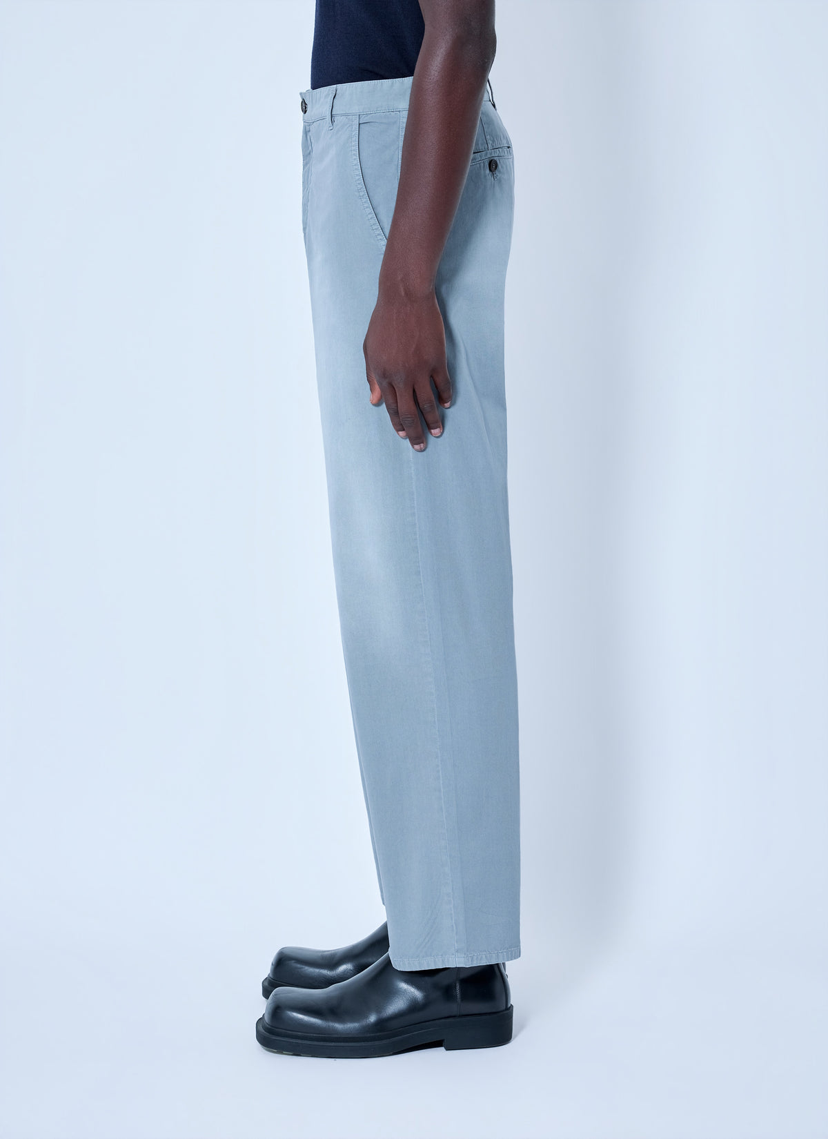 Miu Miu Men Garment-Dyed Twill Pants MIU MIU
