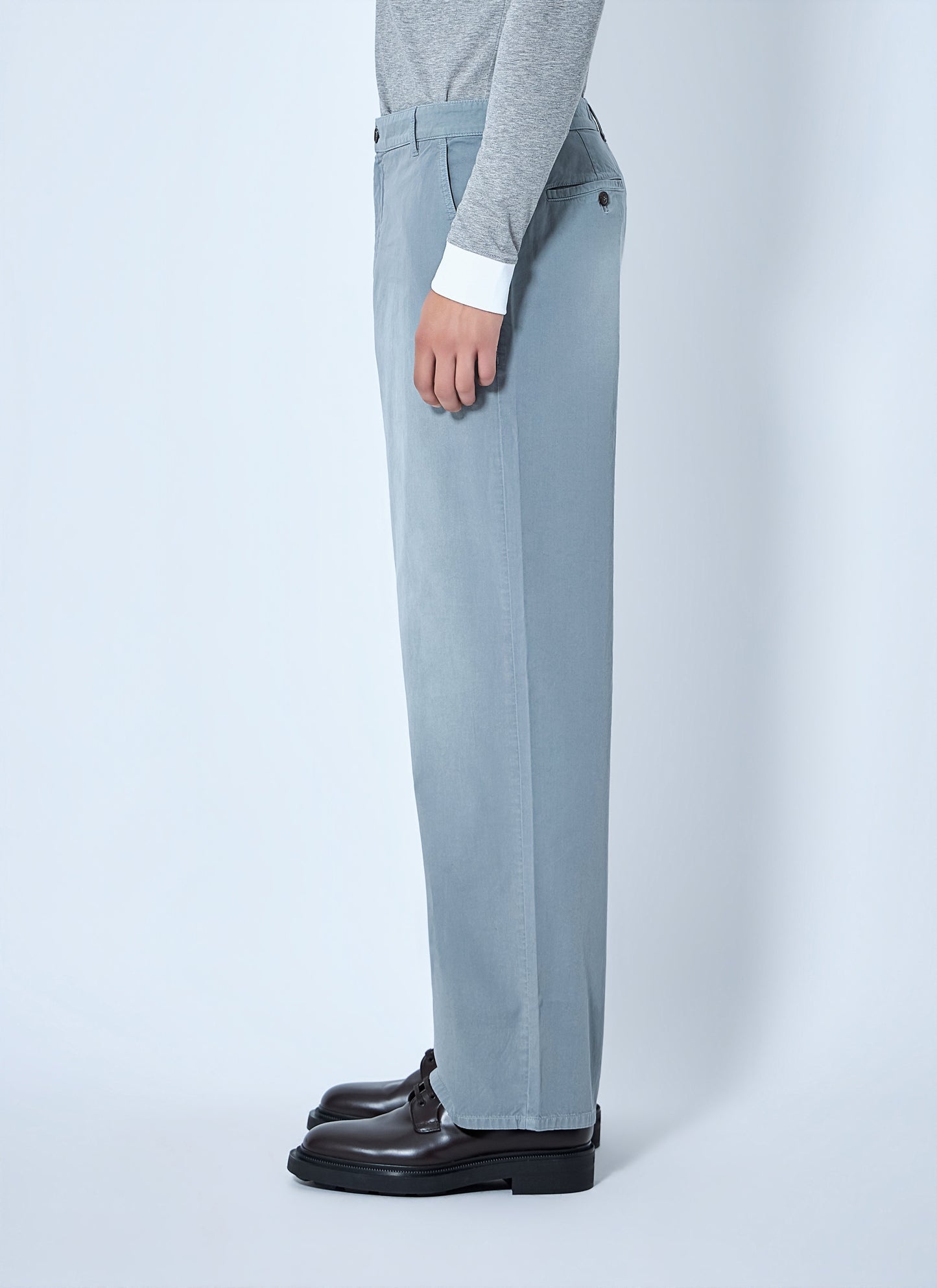 Miu Miu Women Garment-Dyed Twill Pants MIU MIU