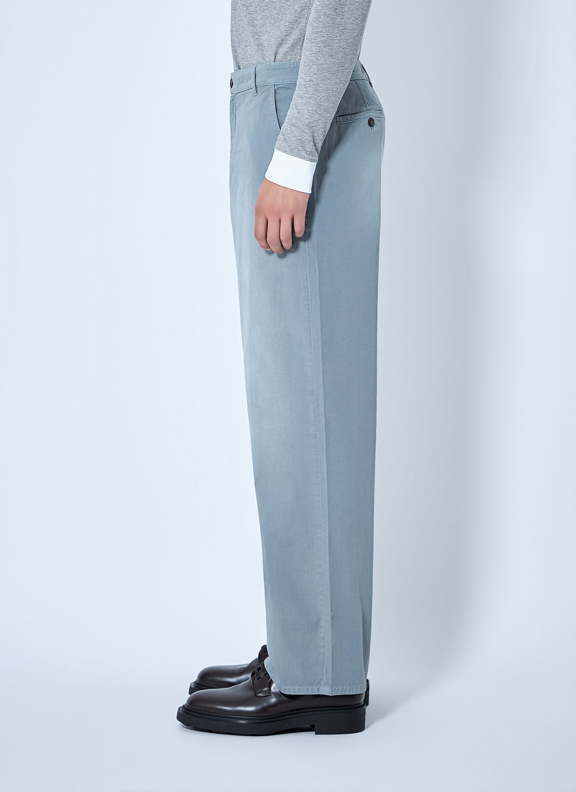 Miu Miu Women Garment-Dyed Twill Pants MIU MIU