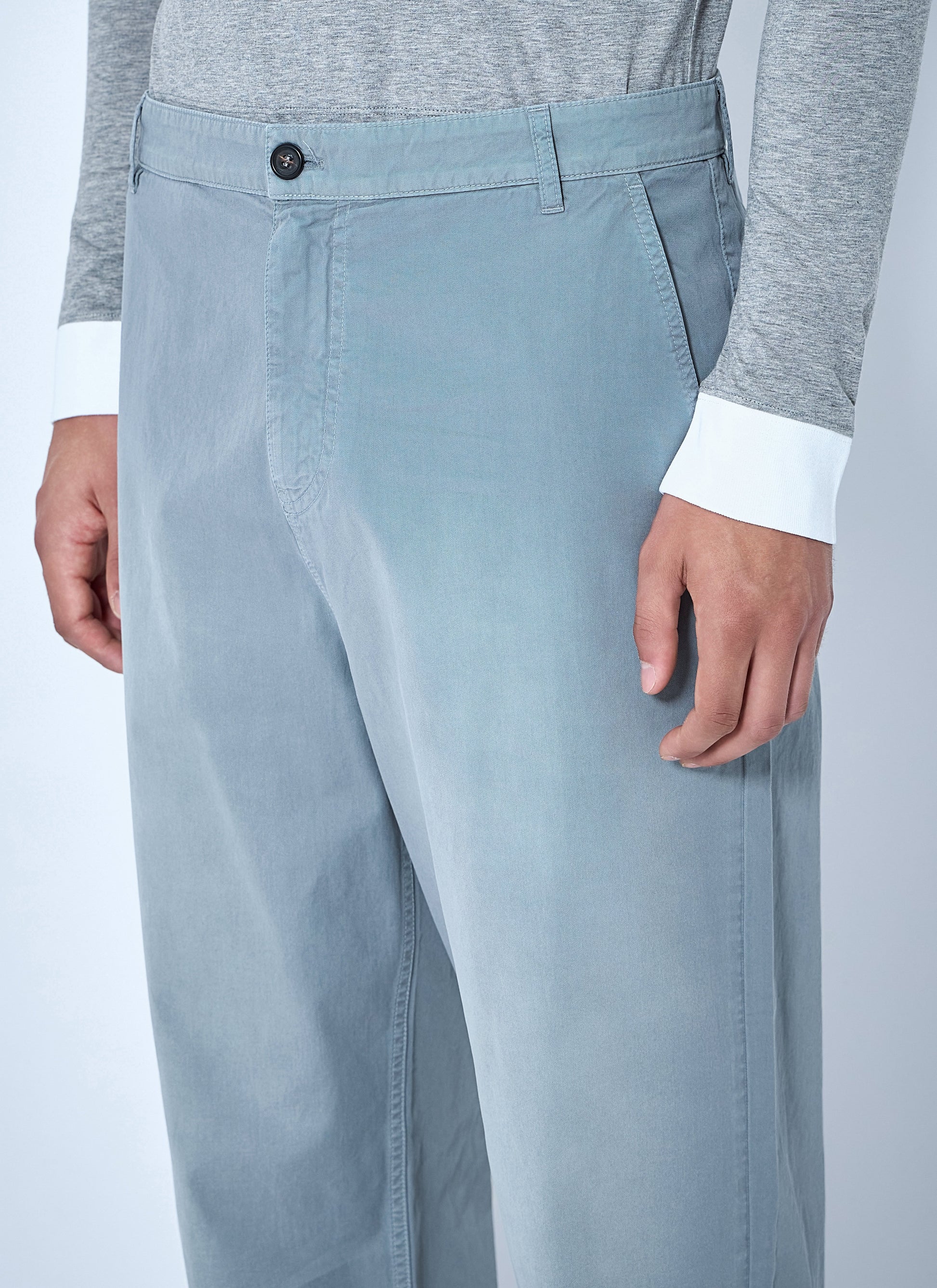 Miu Miu Women Garment-Dyed Twill Pants MIU MIU