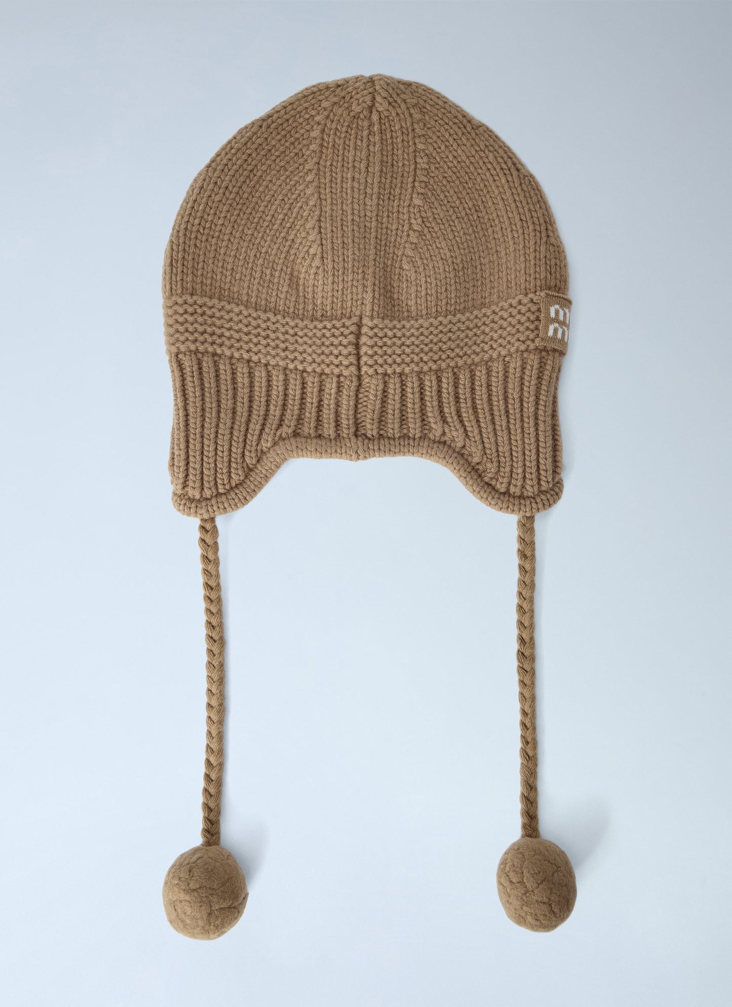 Miu Miu Women Cashmere Blend Beanie Hat MIU MIU