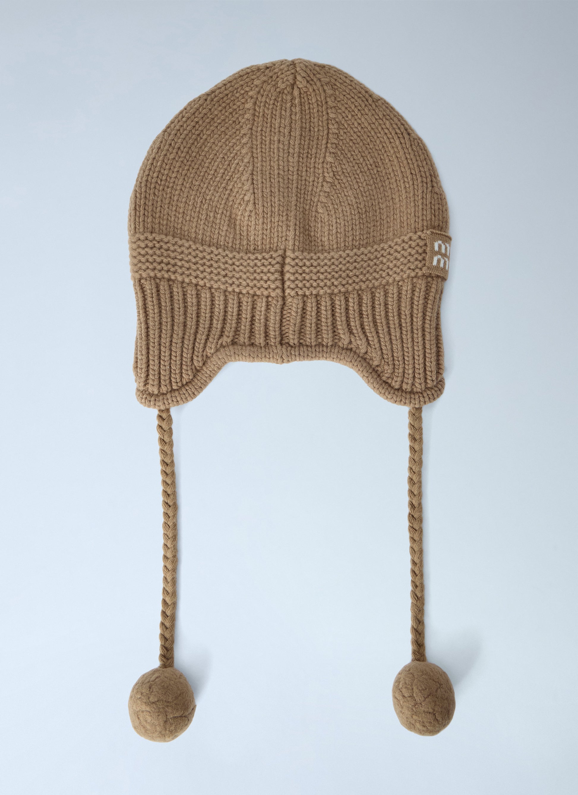 Miu Miu Women Cashmere Blend Beanie Hat MIU MIU