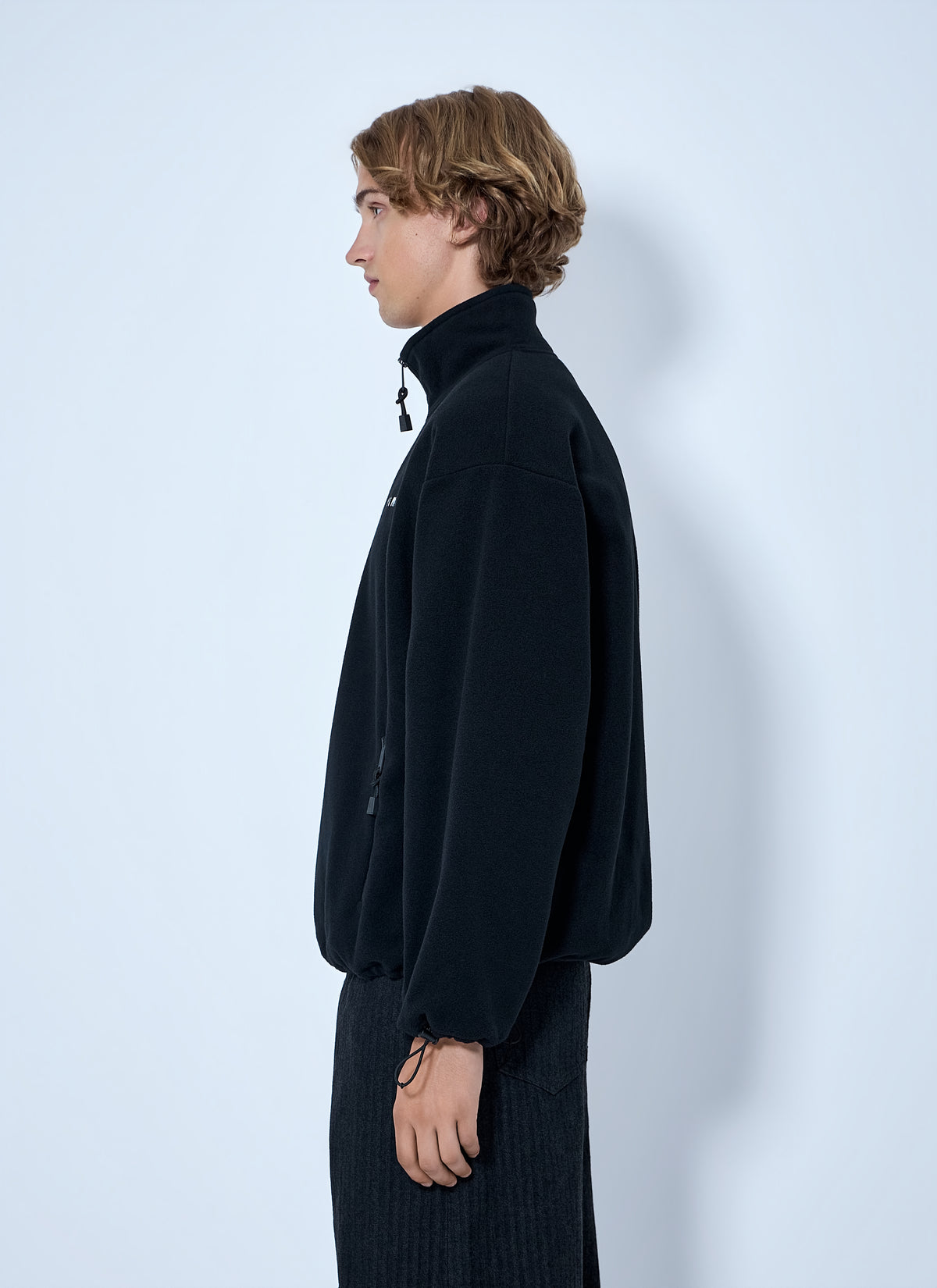 Miu Miu Women Half-Zip Fleece Sweatshirt MIU MIU