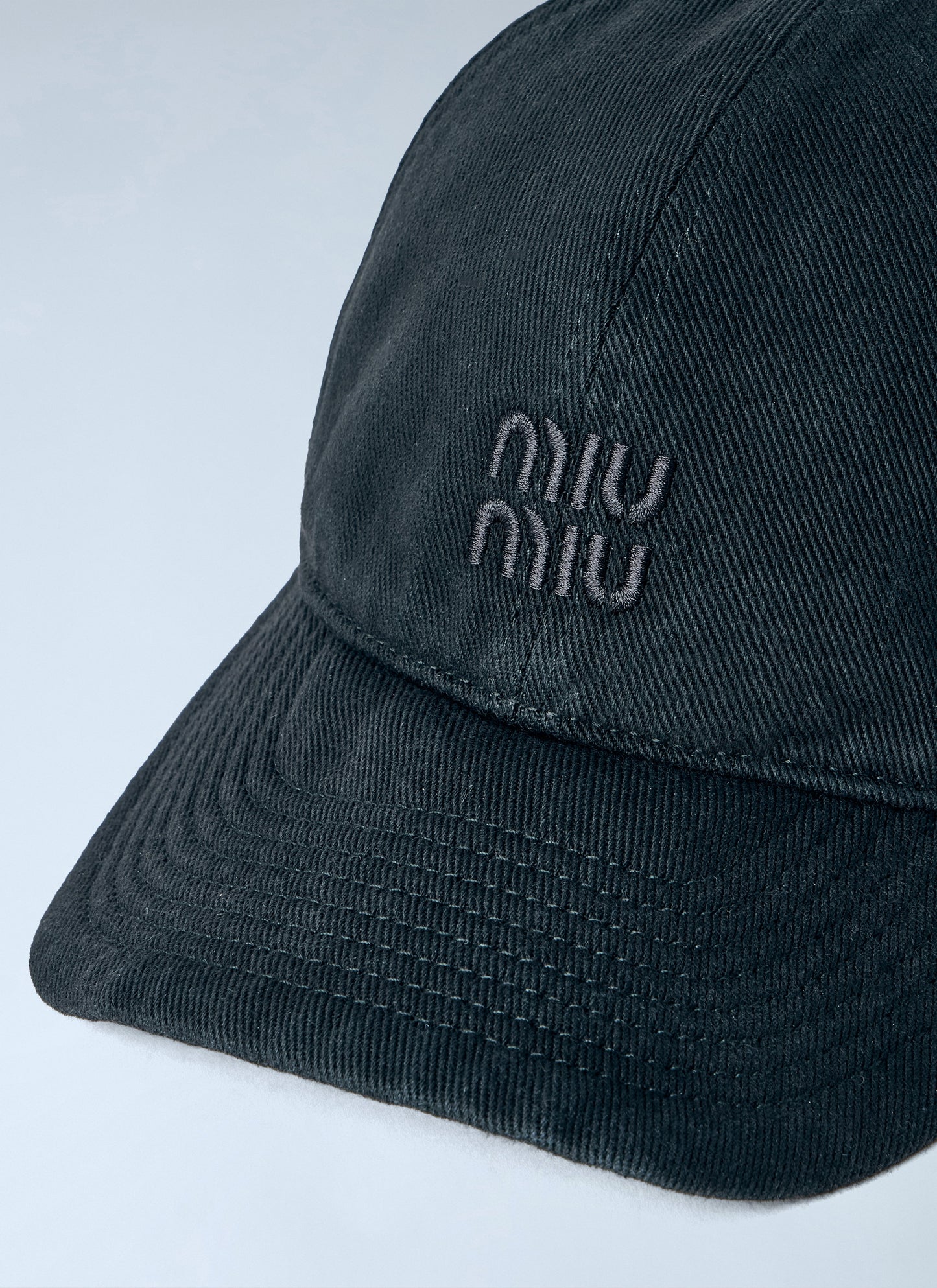 Miu Miu Men Drill Baseball Cap MIU MIU