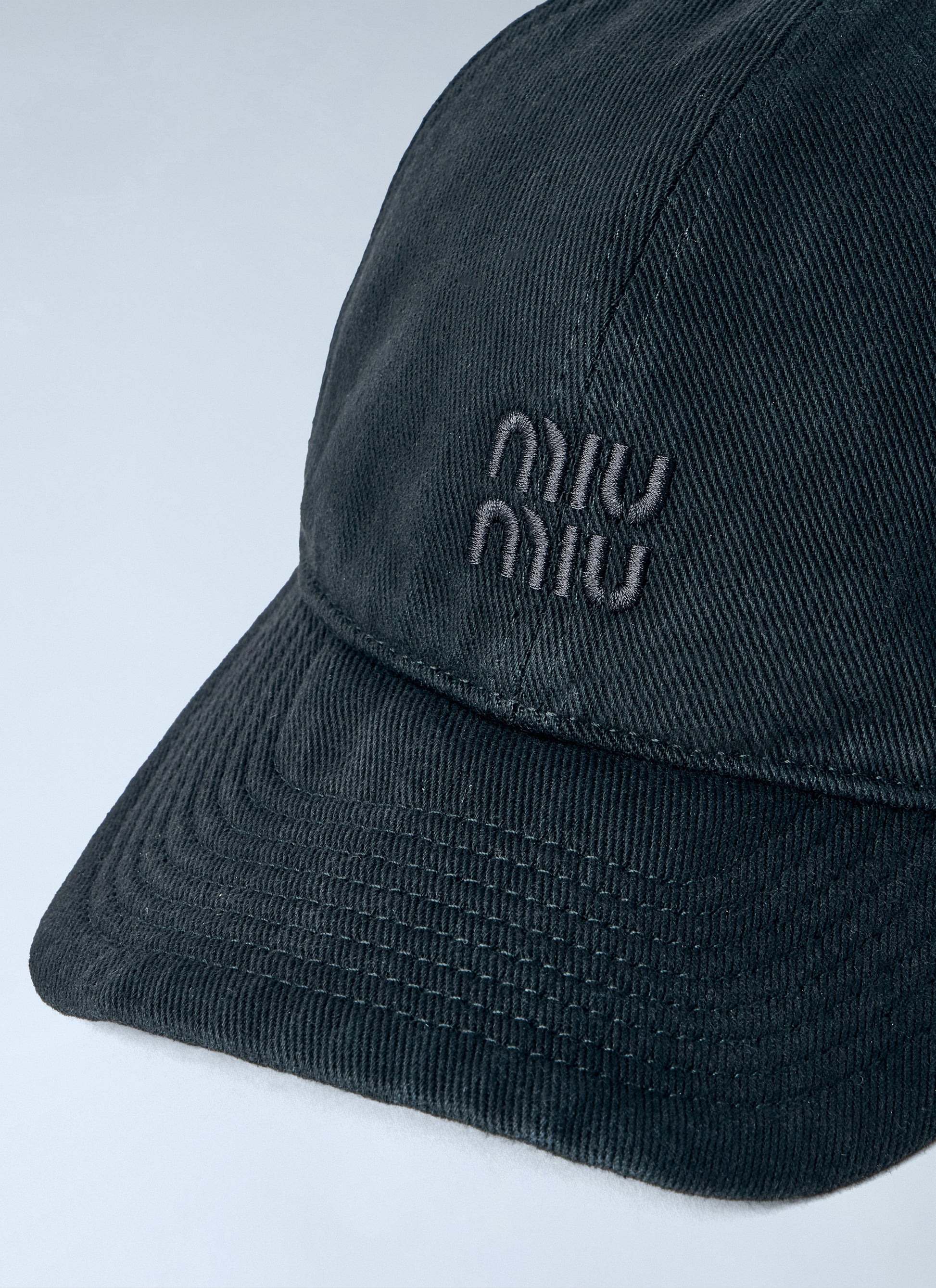 Miu Miu Men Drill Baseball Cap MIU MIU