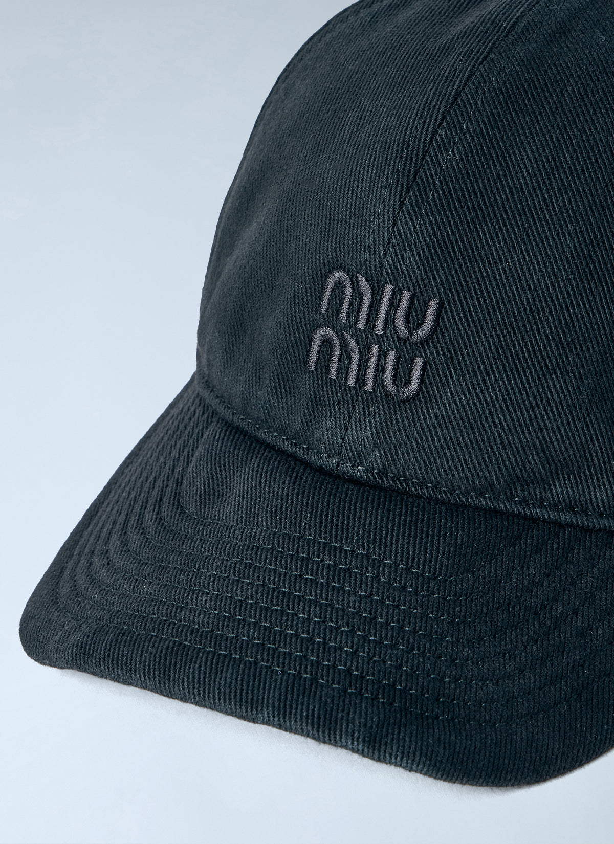 Miu Miu Women Drill Baseball Cap MIU MIU