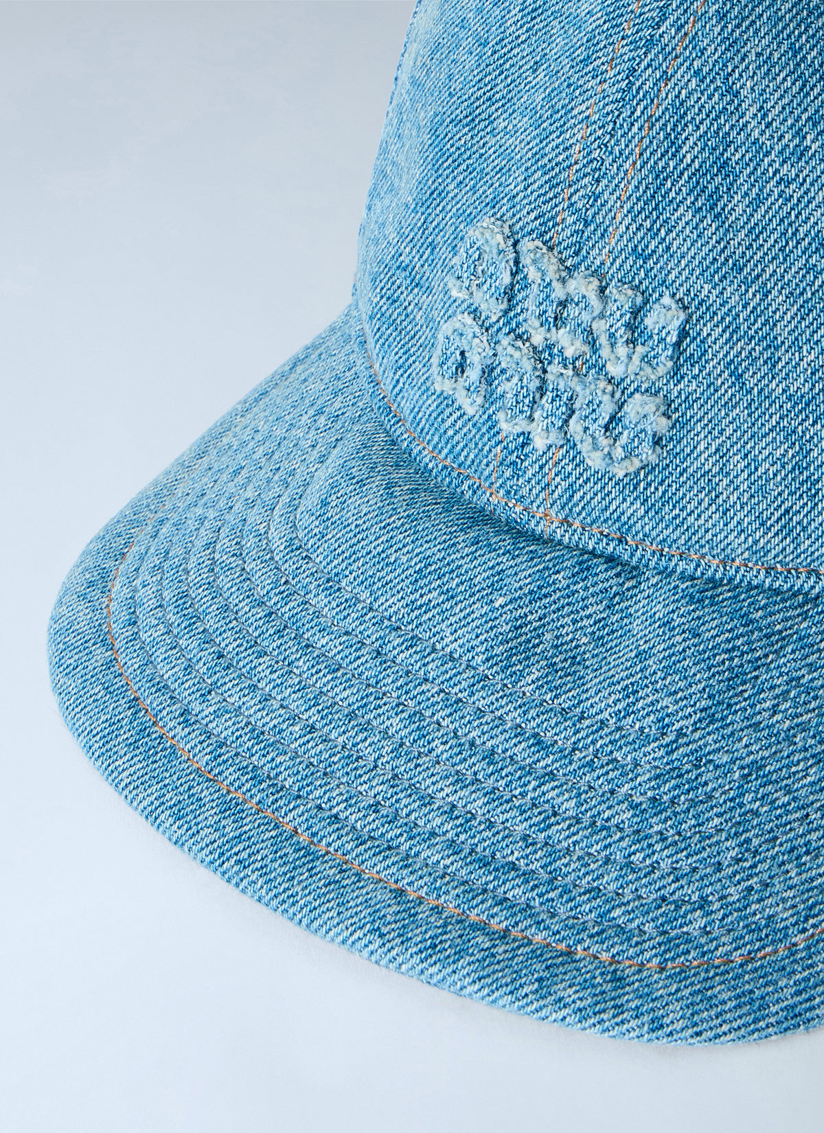 Miu Miu Men Denim Washed Baseball Cap MIU MIU