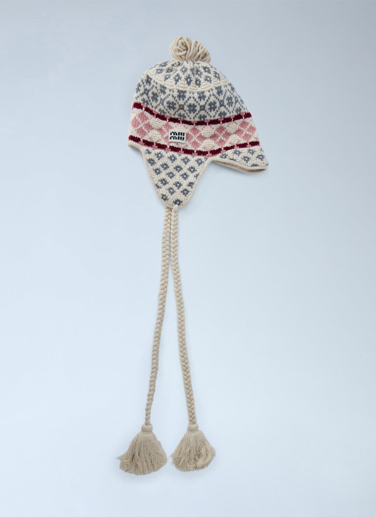 Miu Miu Men Wool And Cashmere Visor Hat MIU MIU