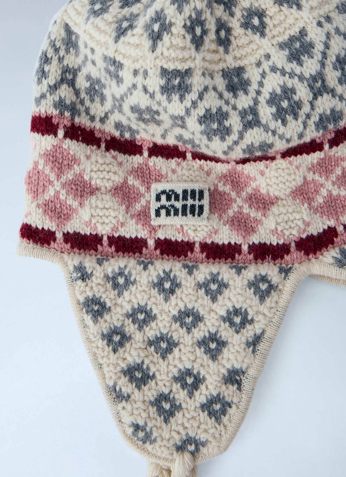 Miu Miu Men Wool And Cashmere Visor Hat MIU MIU