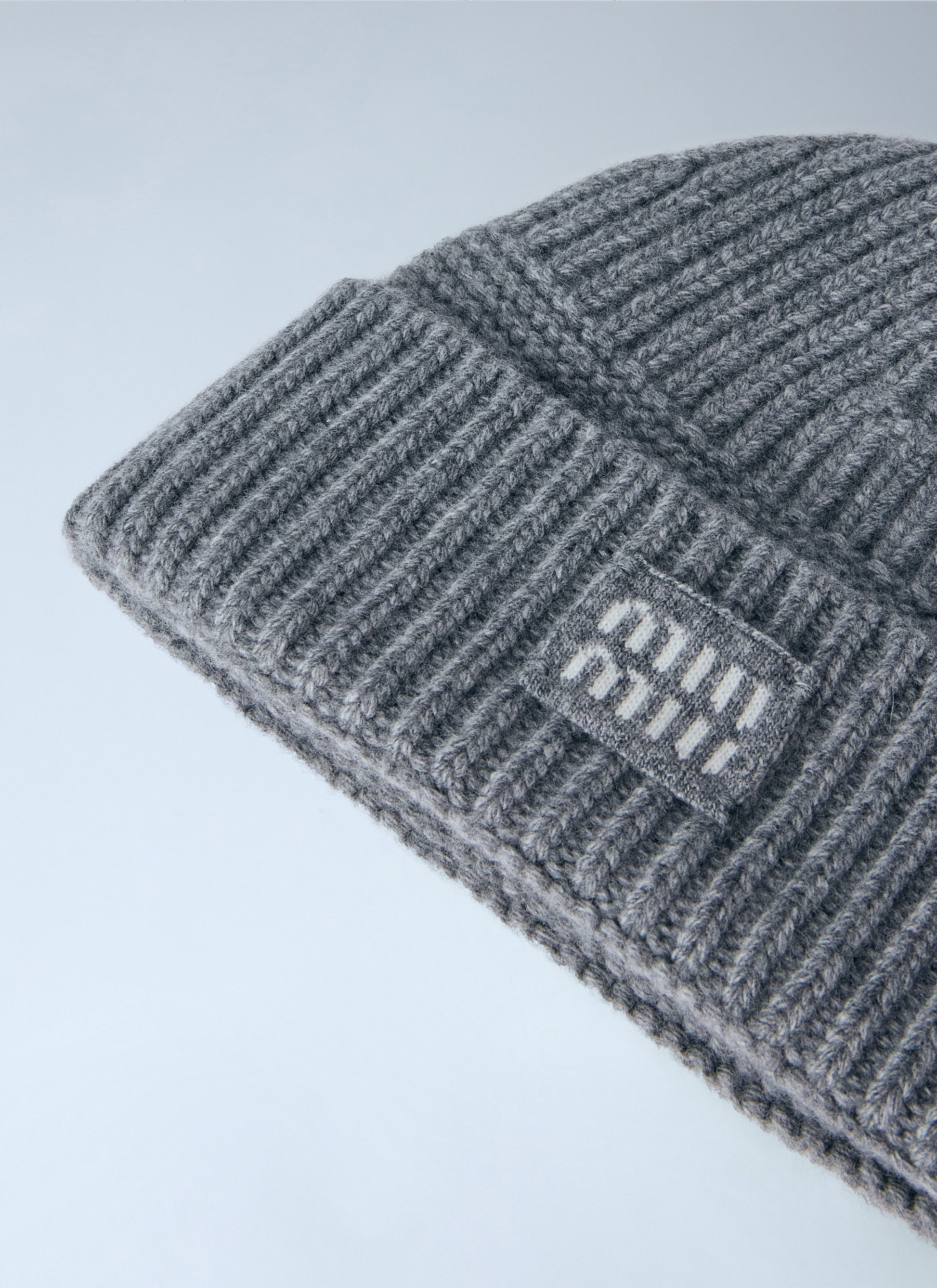 Miu Miu Men Logo-Patch Wool Beanie MIU MIU