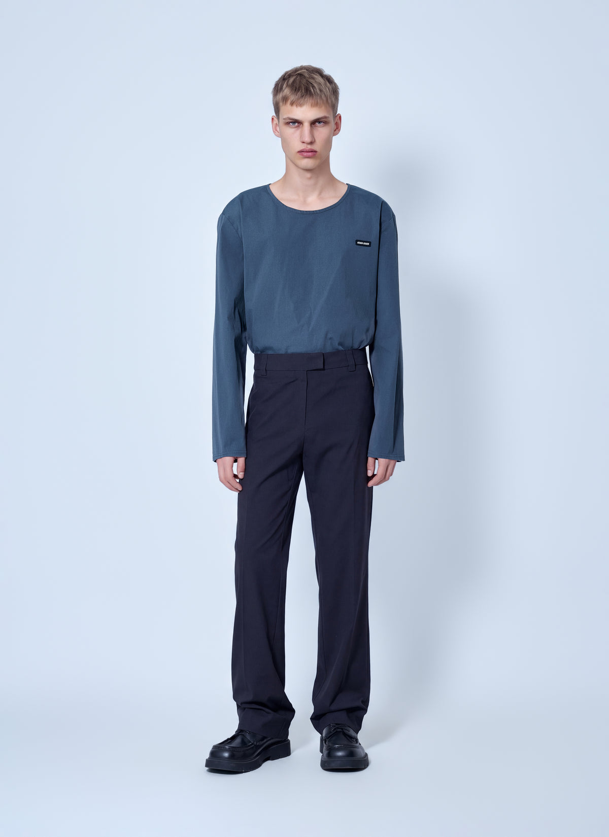 Miu Miu Men Stretch Poplin Top