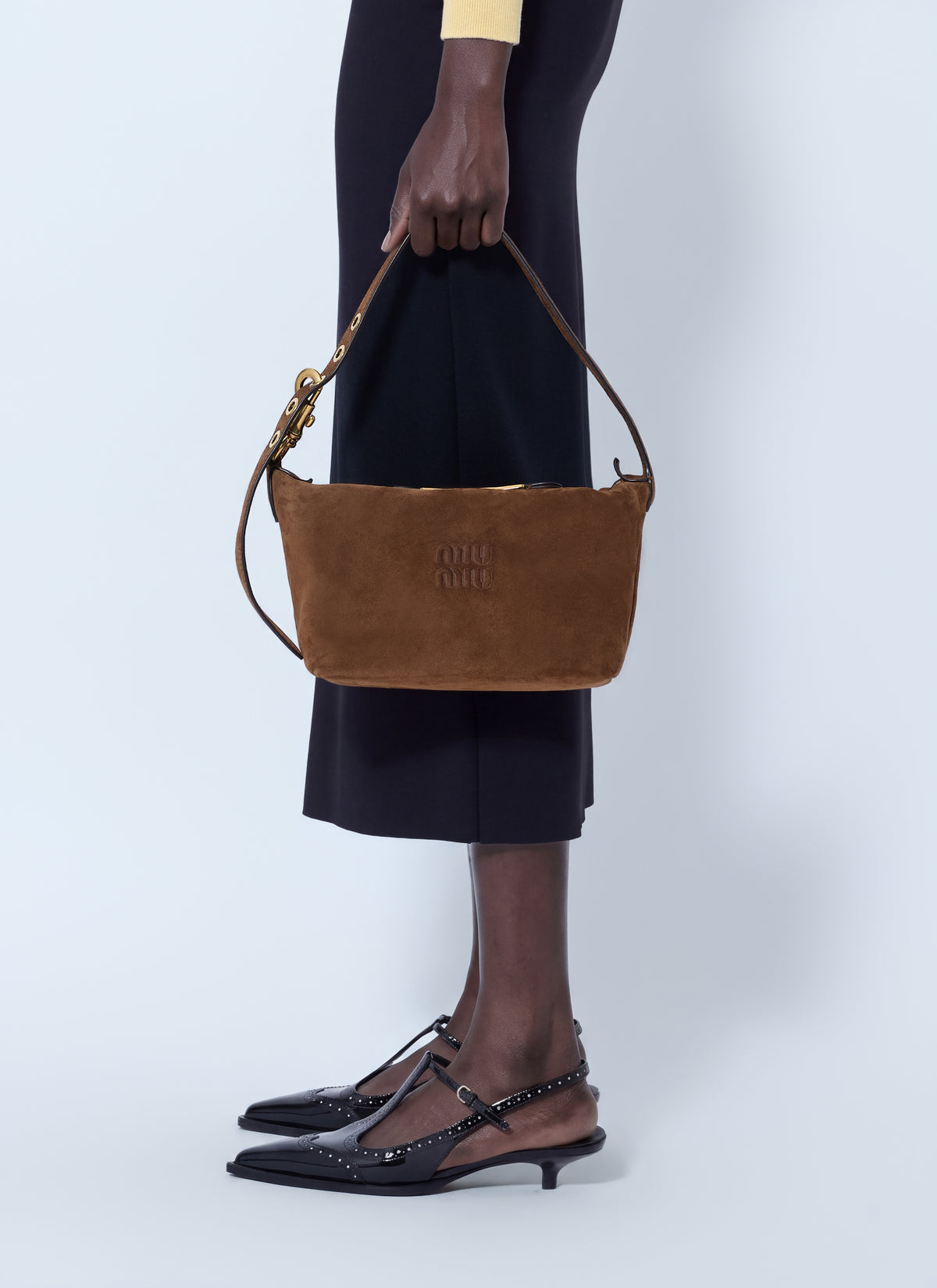 Miu Miu Men Spirit Suede Bag MIU MIU