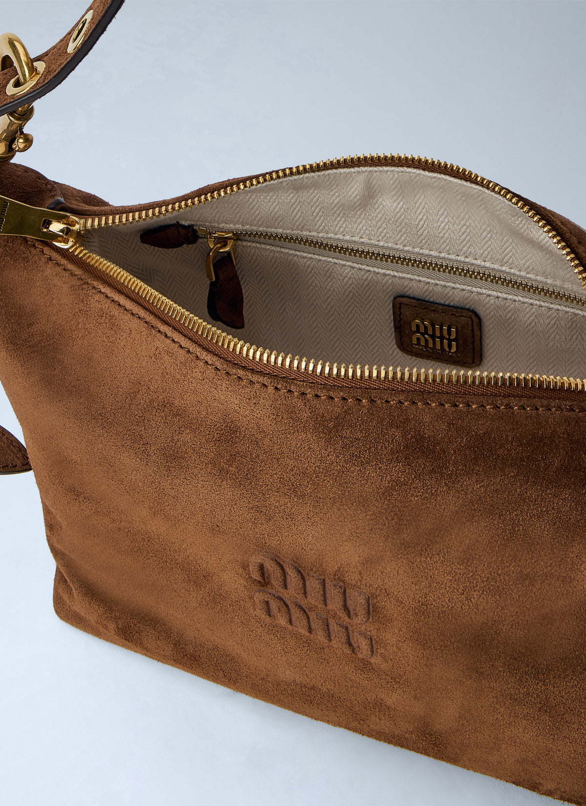 Miu Miu Men Spirit Suede Bag MIU MIU
