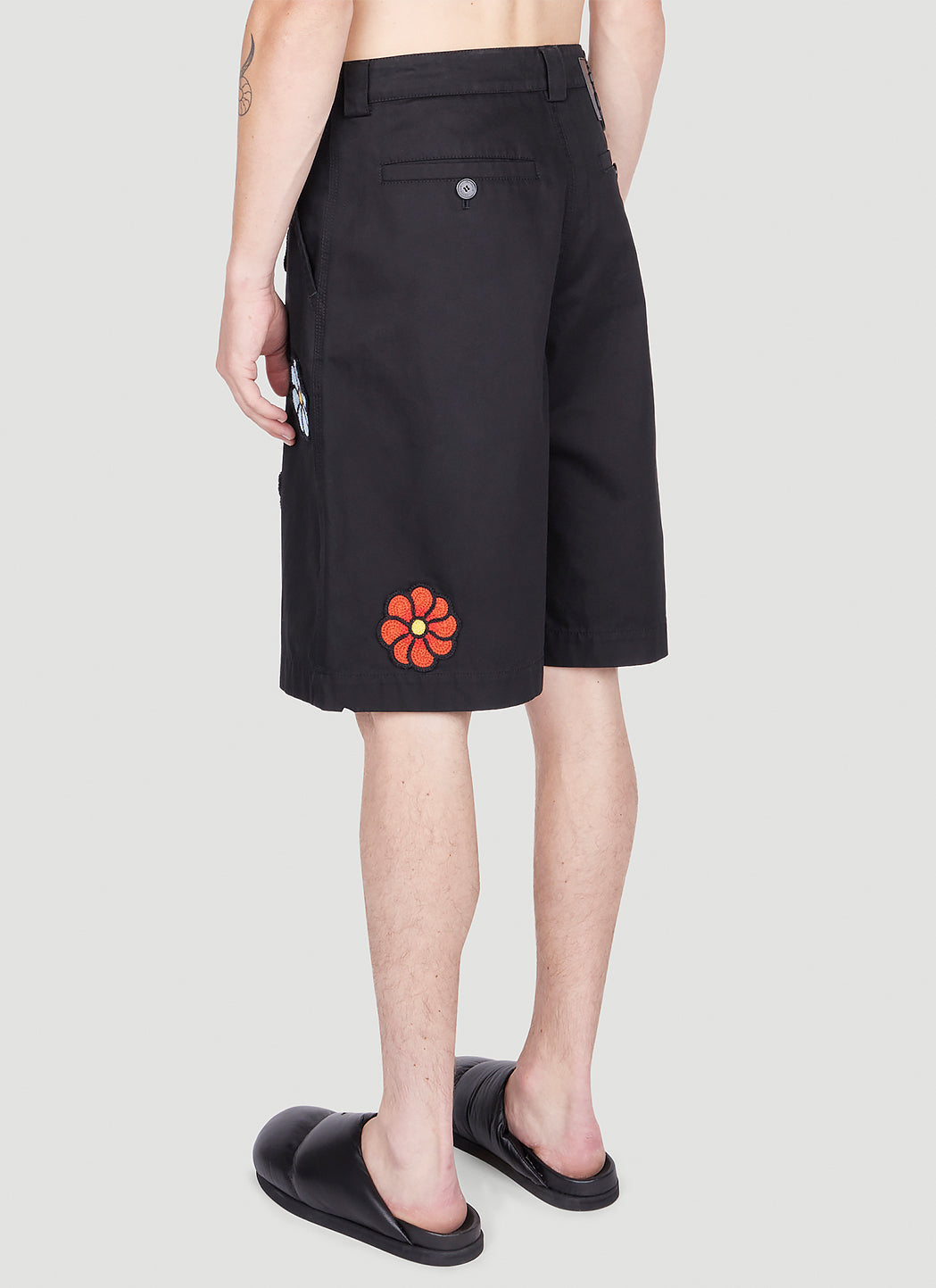 1 Moncler Jw Anderson Women Floral Bermuda Shorts MONCLER