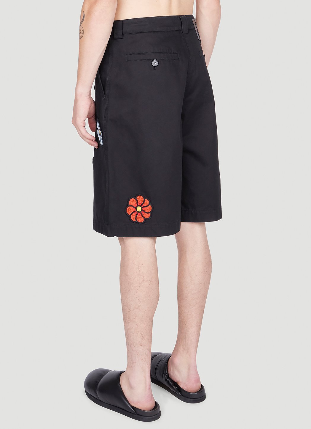 1 Moncler Jw Anderson Men Floral Bermuda Shorts MONCLER