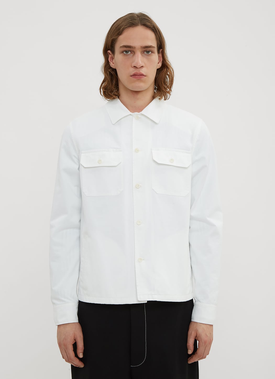 Maison Margiela Men Cotton Gabardine Shirt MAISON MARGIELA