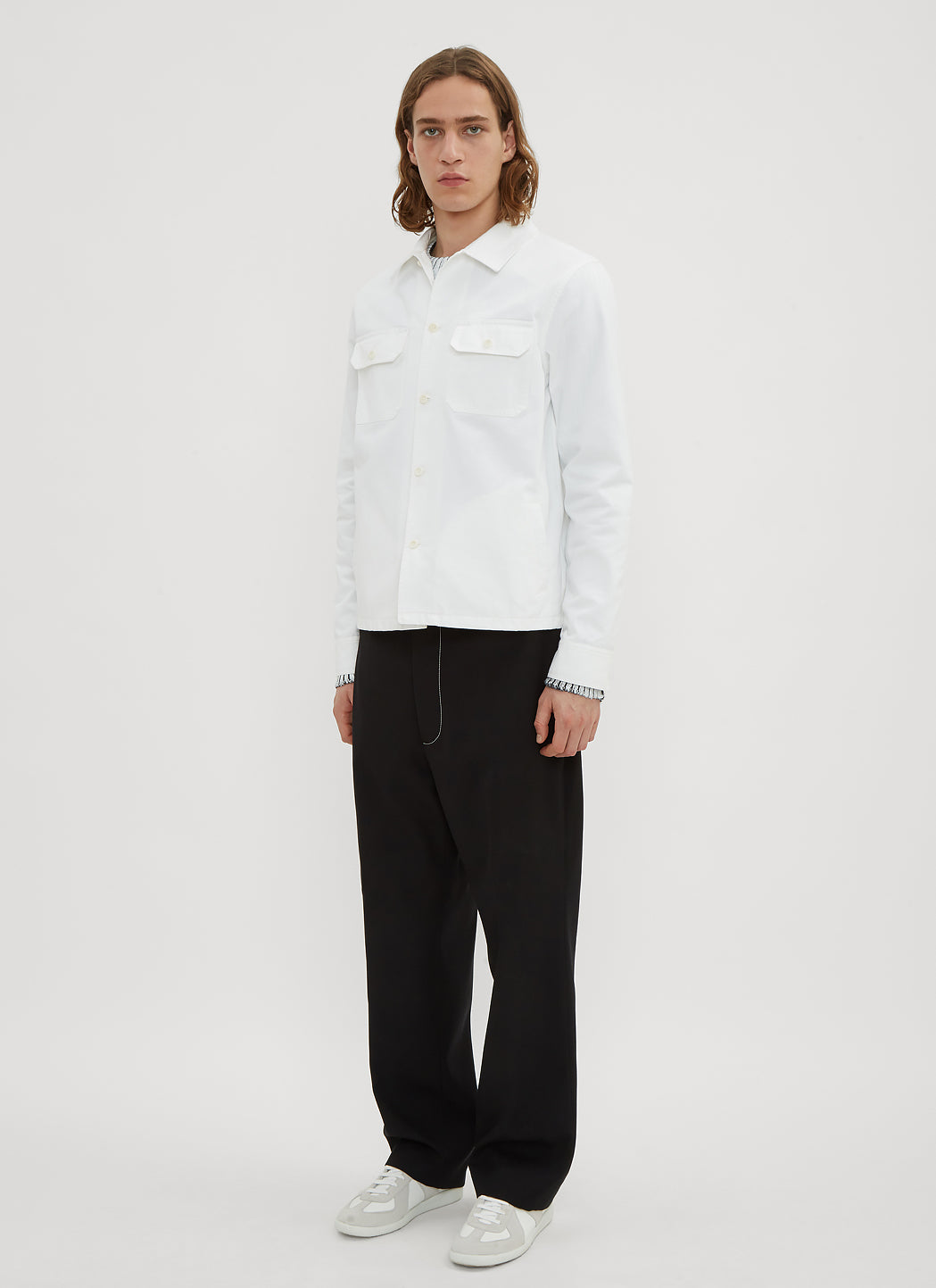 Maison Margiela Men Cotton Gabardine Shirt MAISON MARGIELA