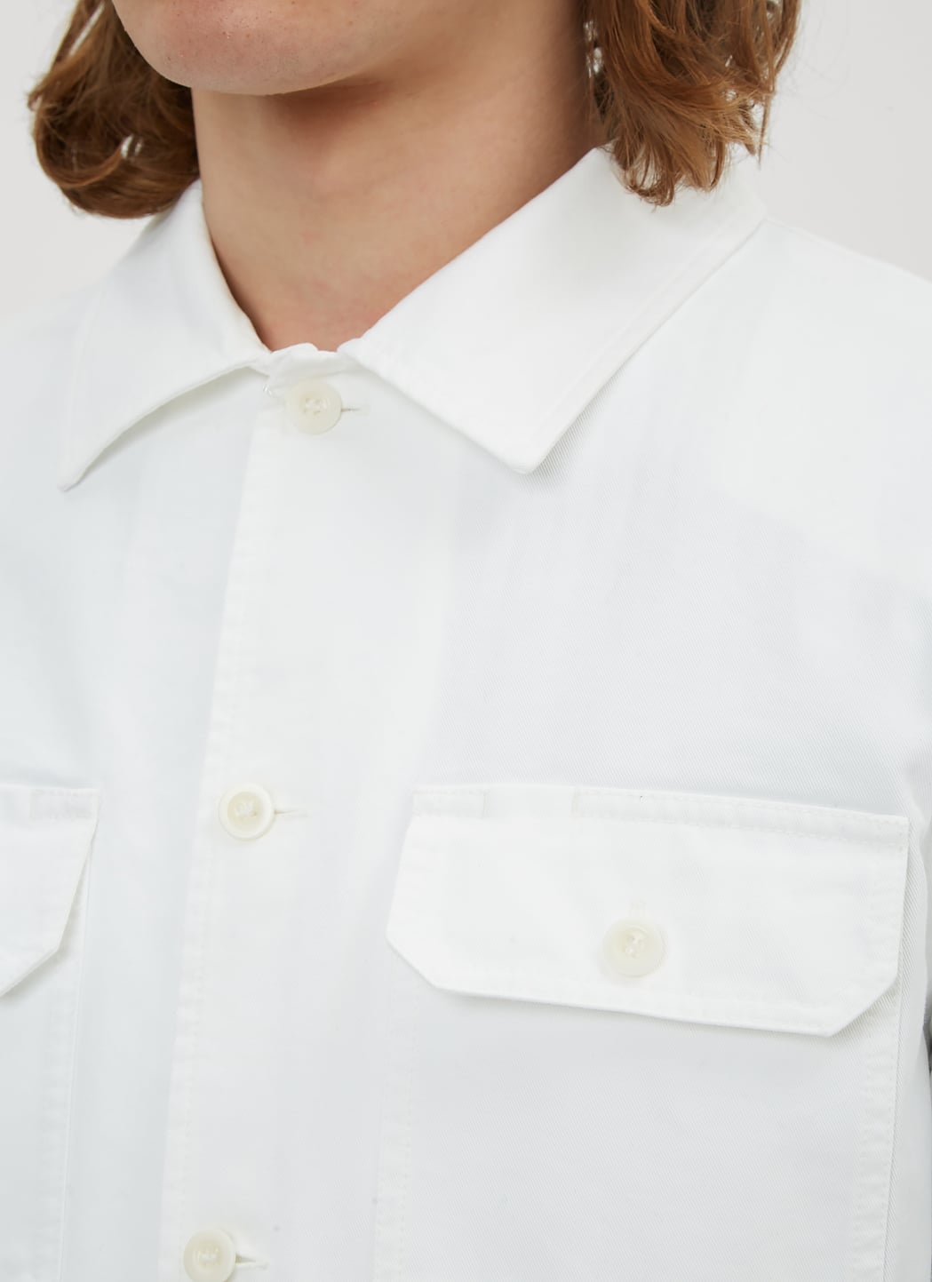 Maison Margiela Men Cotton Gabardine Shirt MAISON MARGIELA