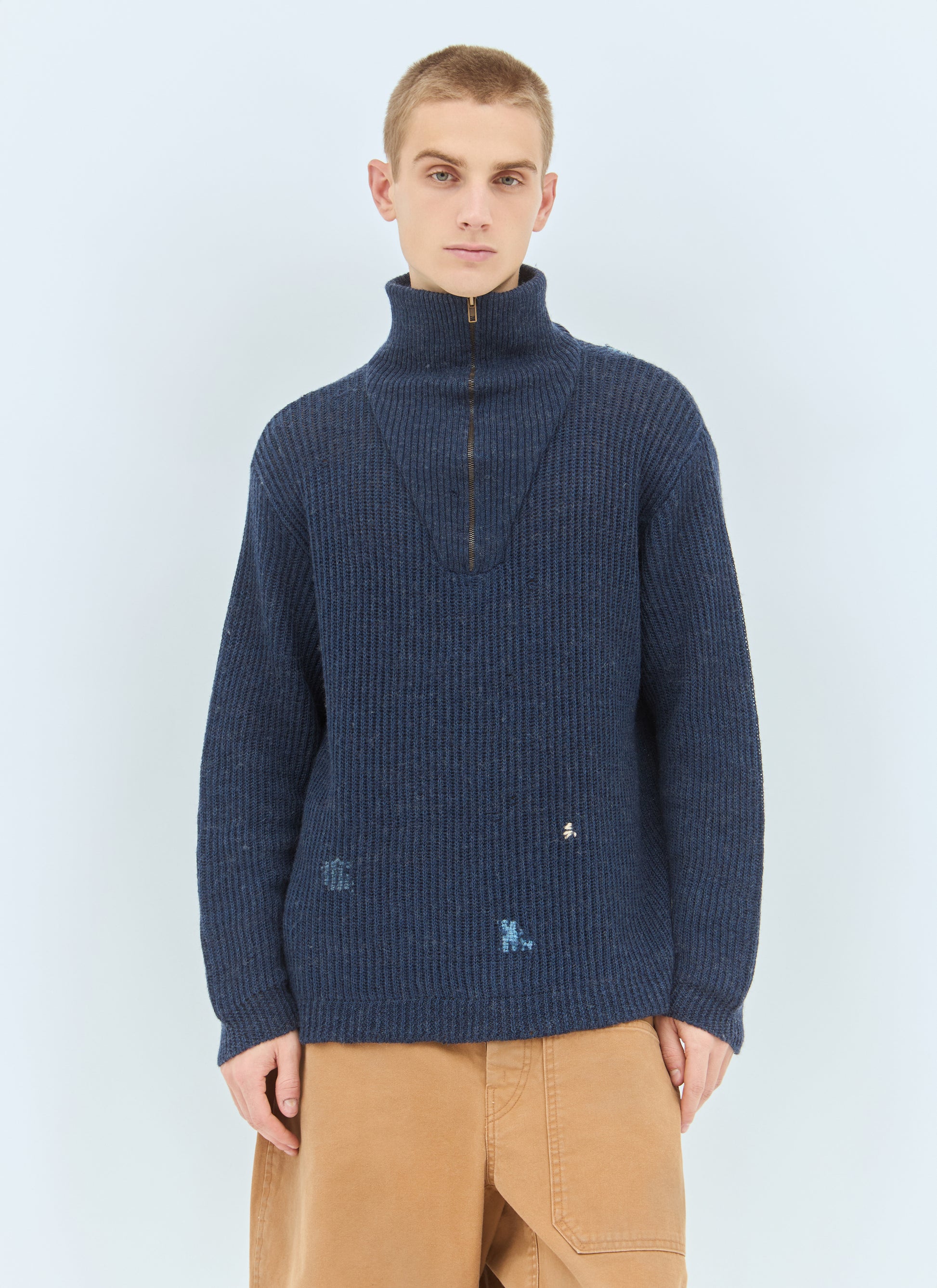 Maison Margiela Men Summer Shetland Knit Sweater MAISON MARGIELA
