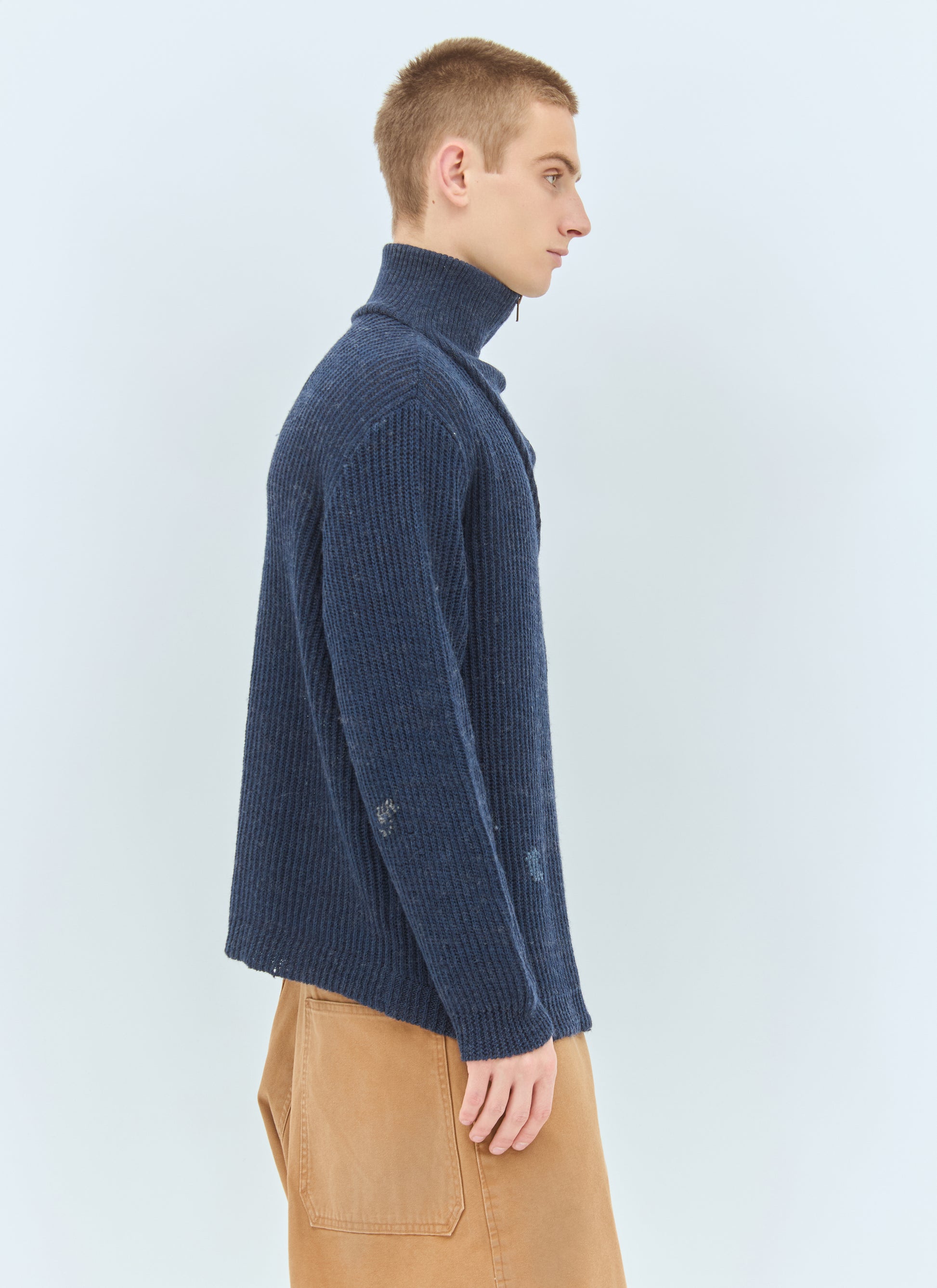 Maison Margiela Men Summer Shetland Knit Sweater MAISON MARGIELA