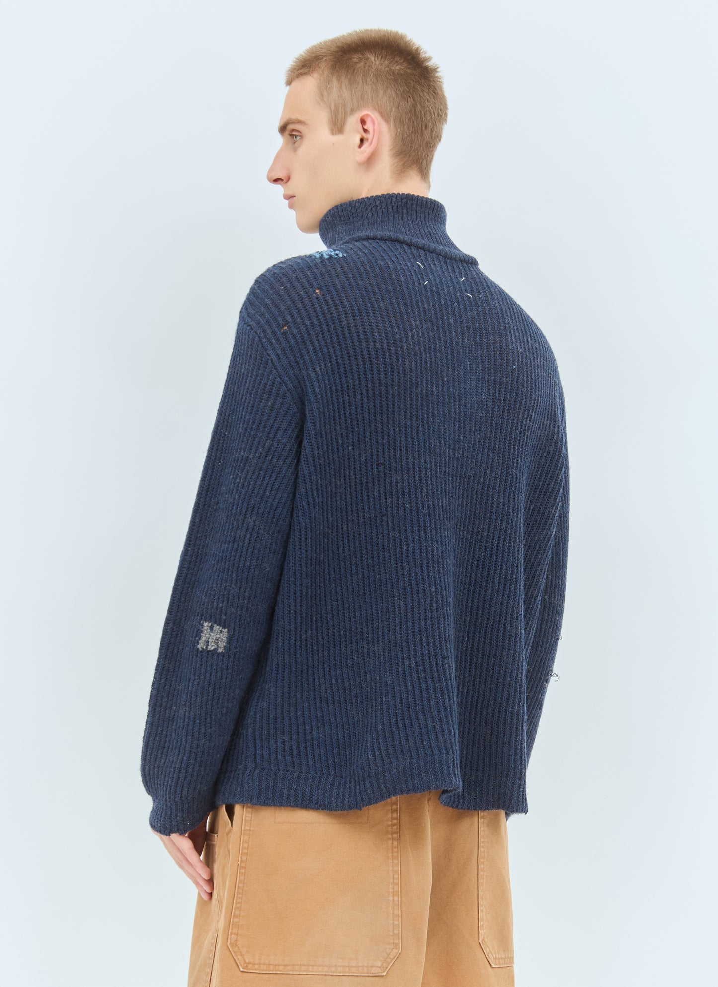 Maison Margiela Men Summer Shetland Knit Sweater MAISON MARGIELA