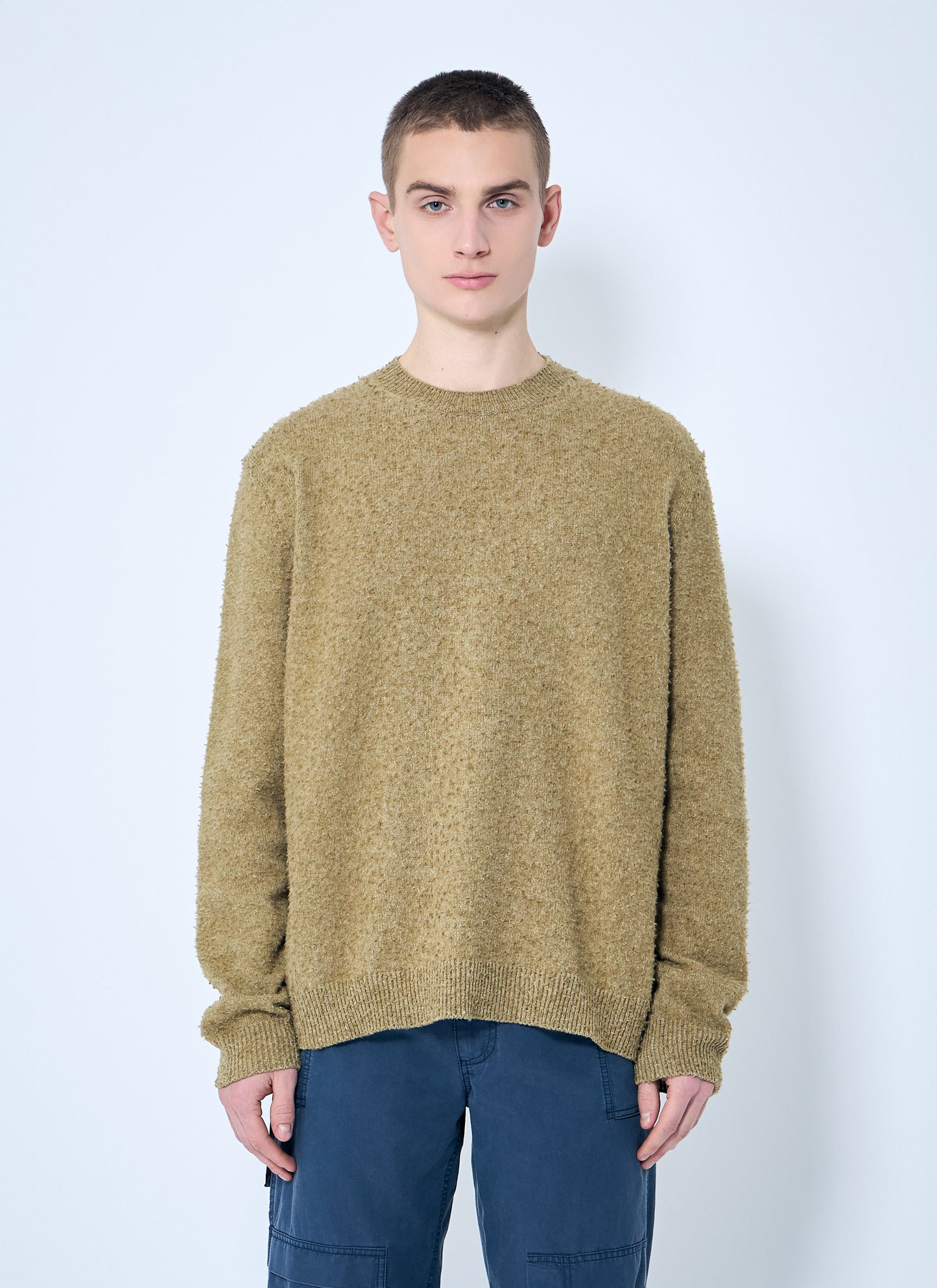 Maison Margiela Men Pilling Crewneck Sweater MAISON MARGIELA