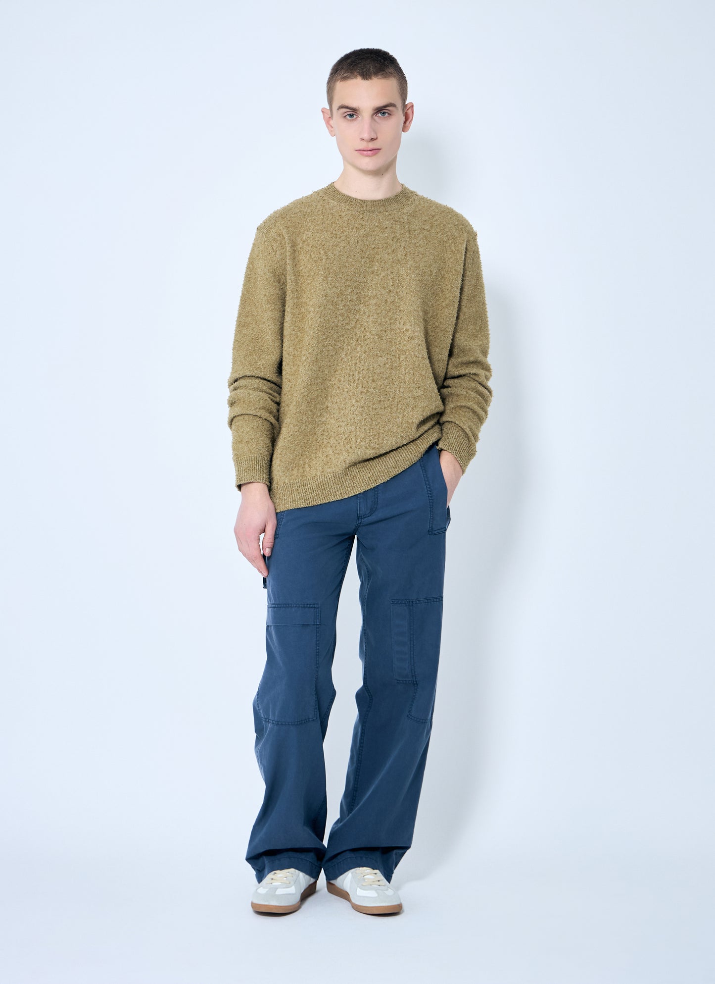 Maison Margiela Men Pilling Crewneck Sweater MAISON MARGIELA