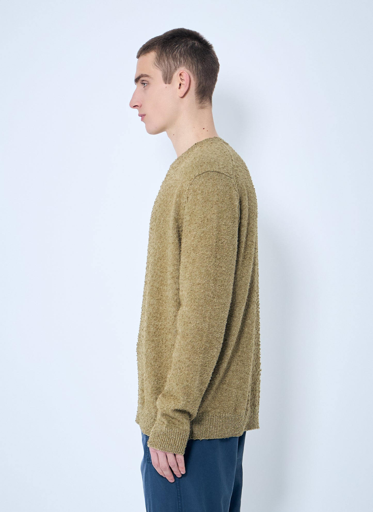 Maison Margiela Men Pilling Crewneck Sweater MAISON MARGIELA