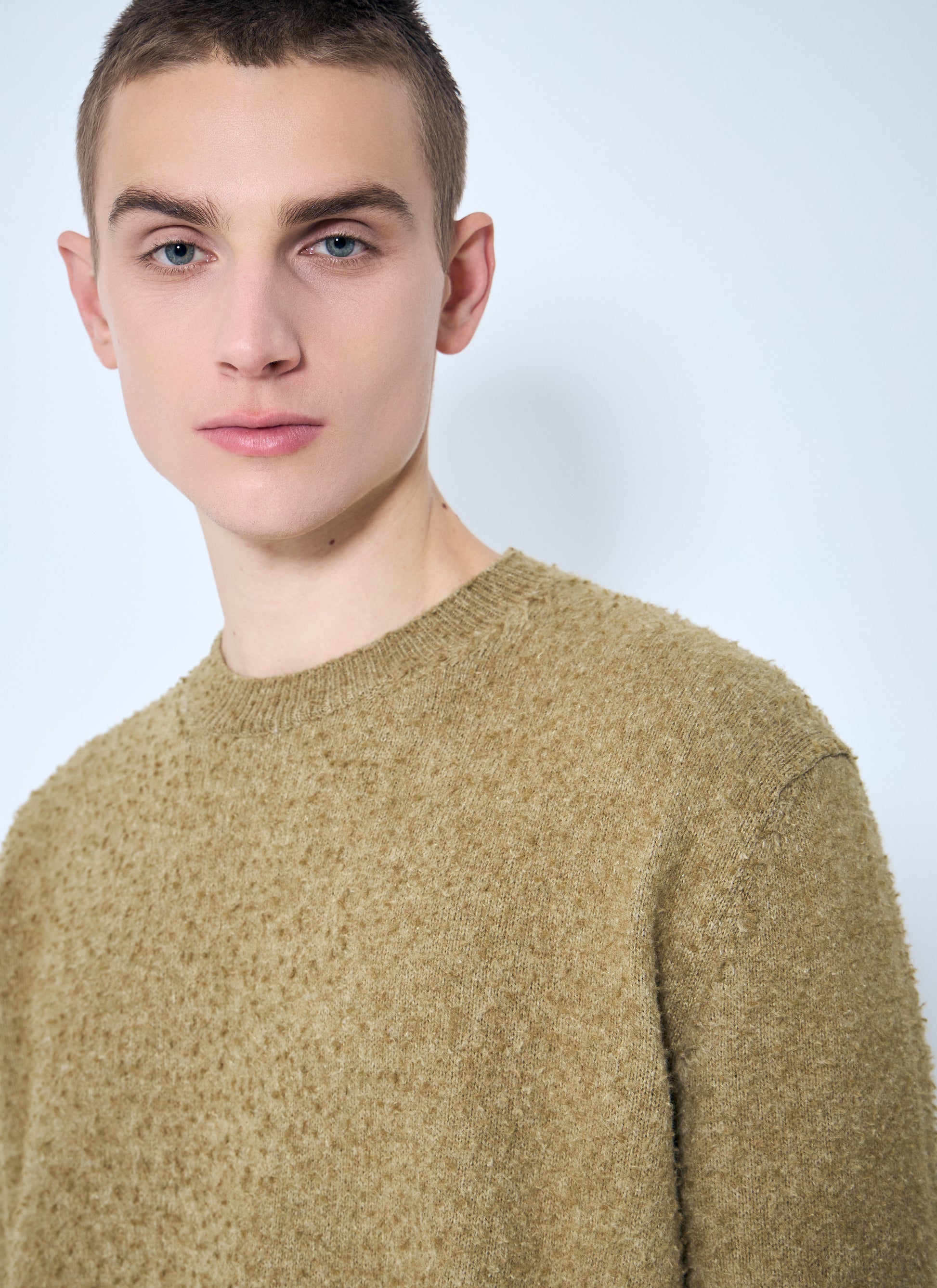 Maison Margiela Men Pilling Crewneck Sweater MAISON MARGIELA