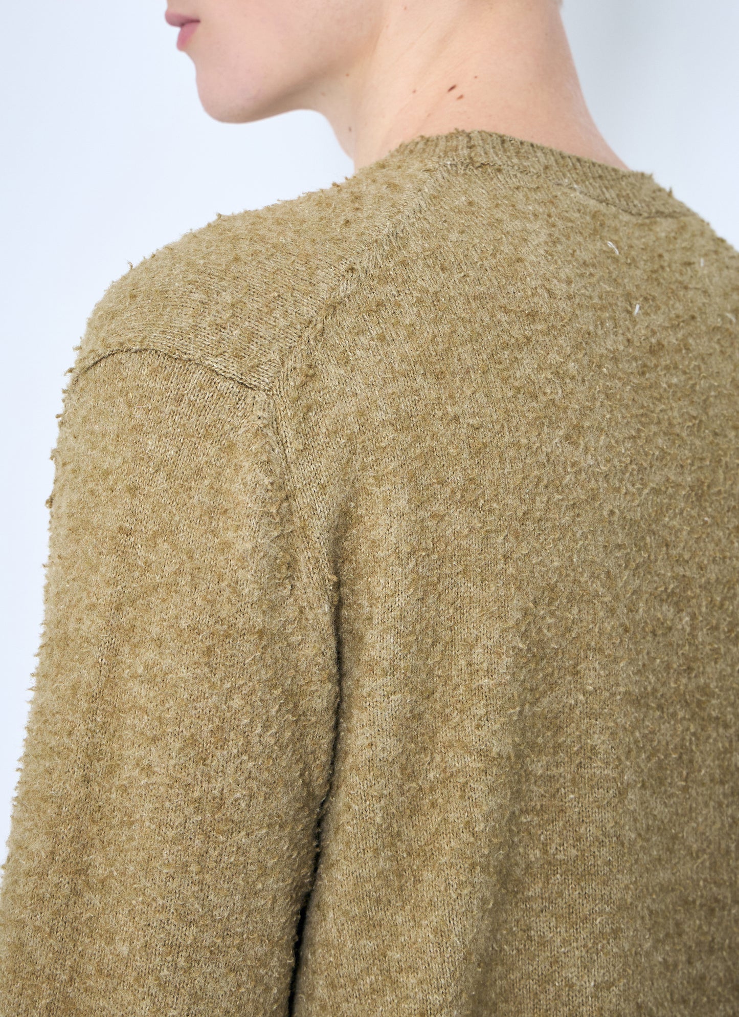 Maison Margiela Men Pilling Crewneck Sweater MAISON MARGIELA