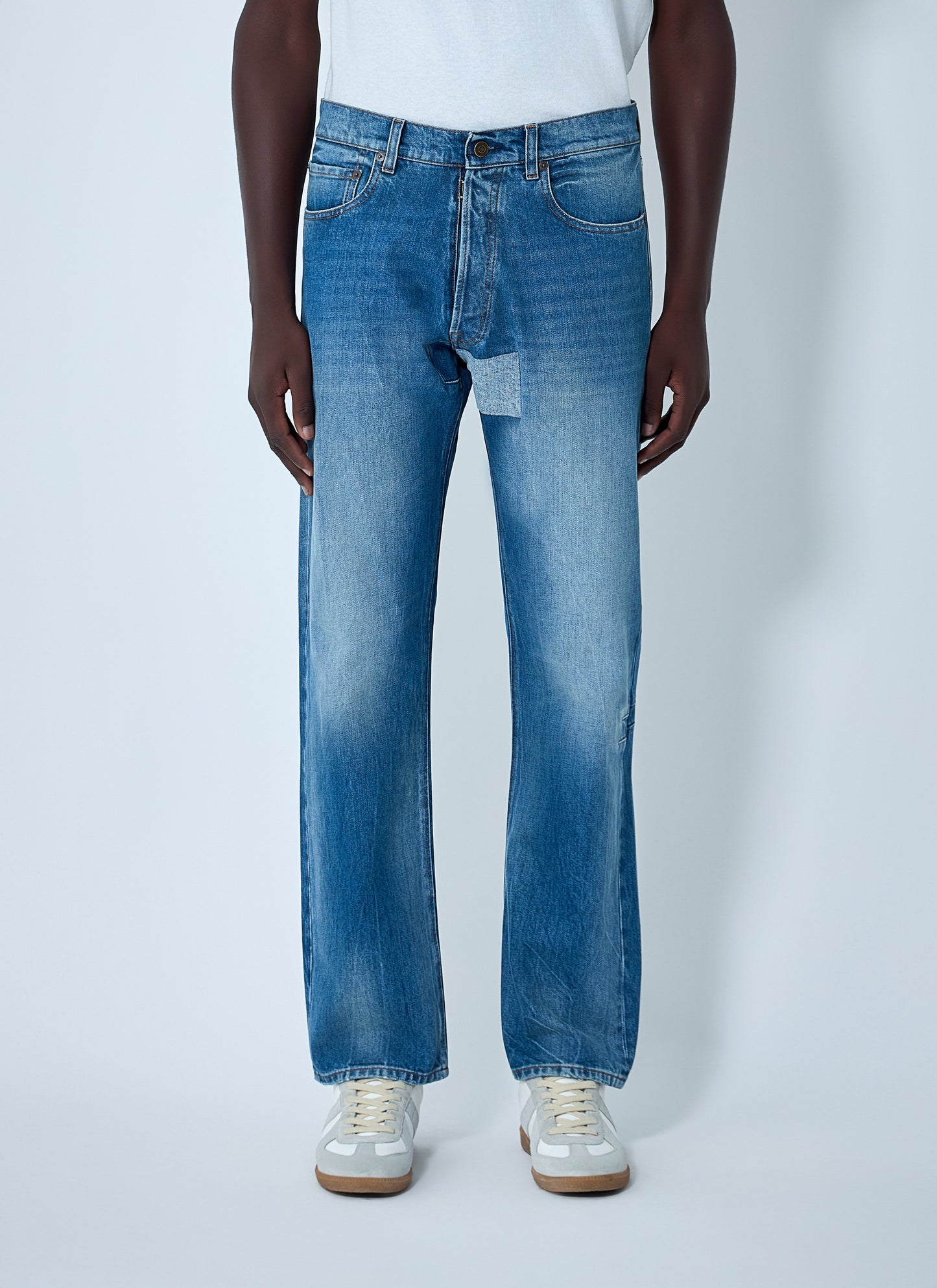 Maison Margiela Men Contrast Panel Jeans MAISON MARGIELA