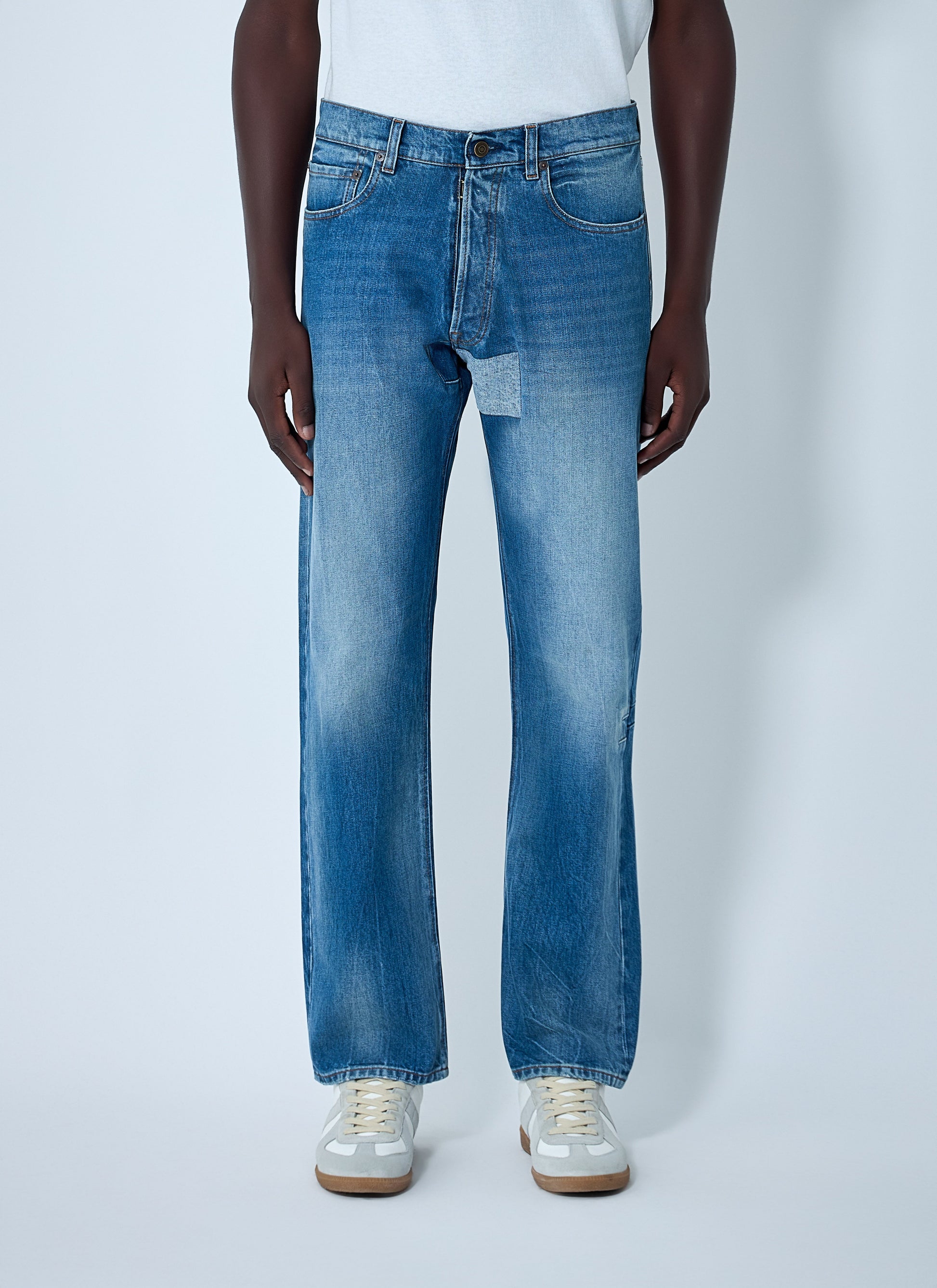 Maison Margiela Men Contrast Panel Jeans MAISON MARGIELA