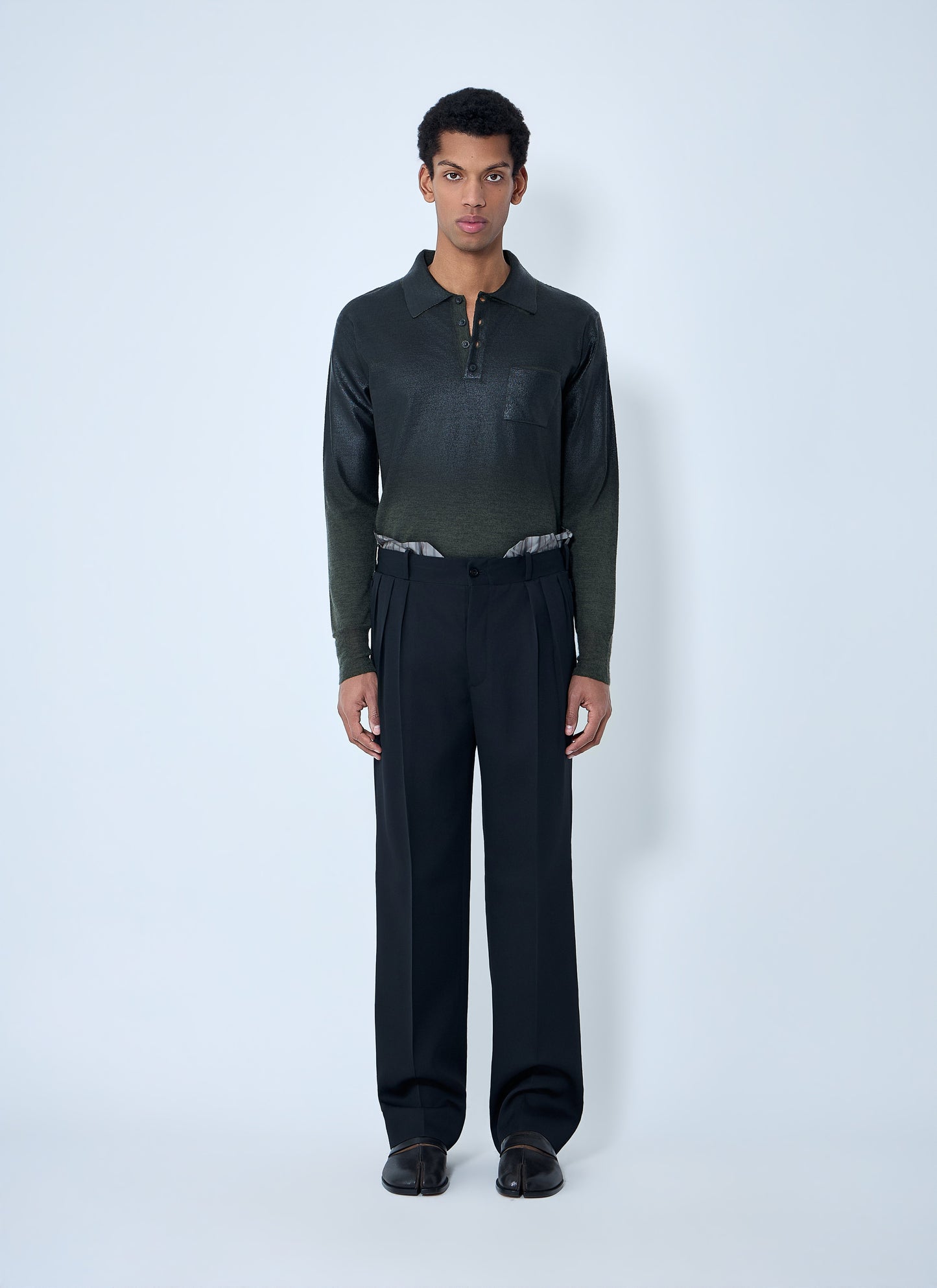 Maison Margiela Men Long Sleeve Polo Shirt MAISON MARGIELA