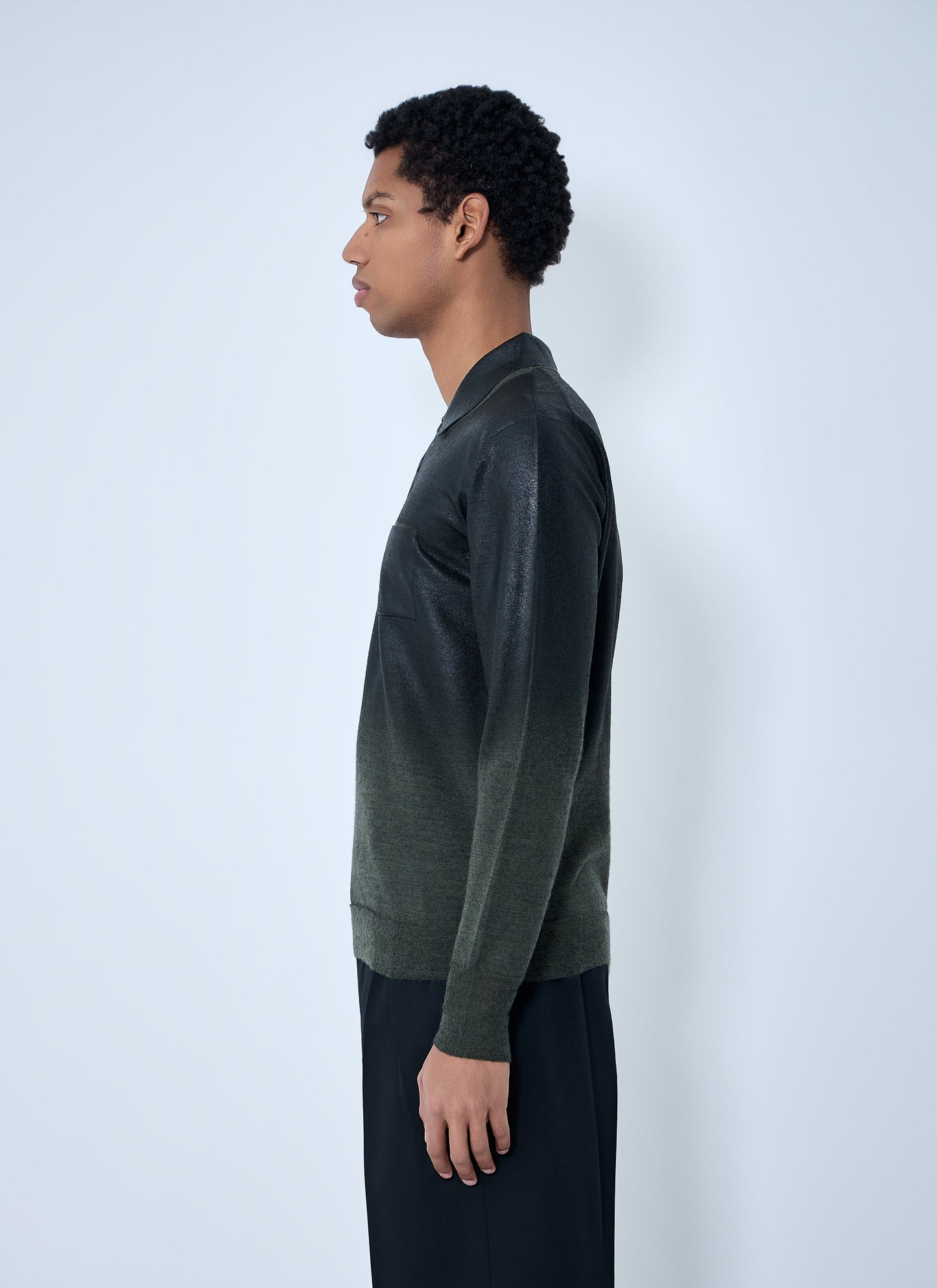 Maison Margiela Men Long Sleeve Polo Shirt MAISON MARGIELA
