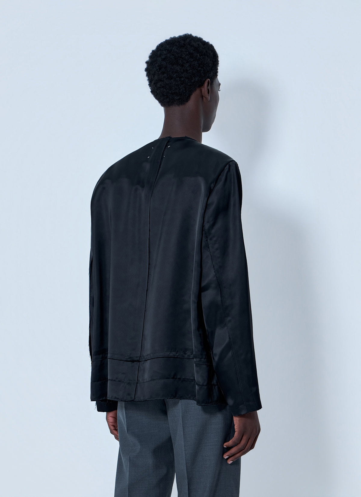 Maison Margiela Men Buttoned Jacket With Patch Pockets MAISON MARGIELA