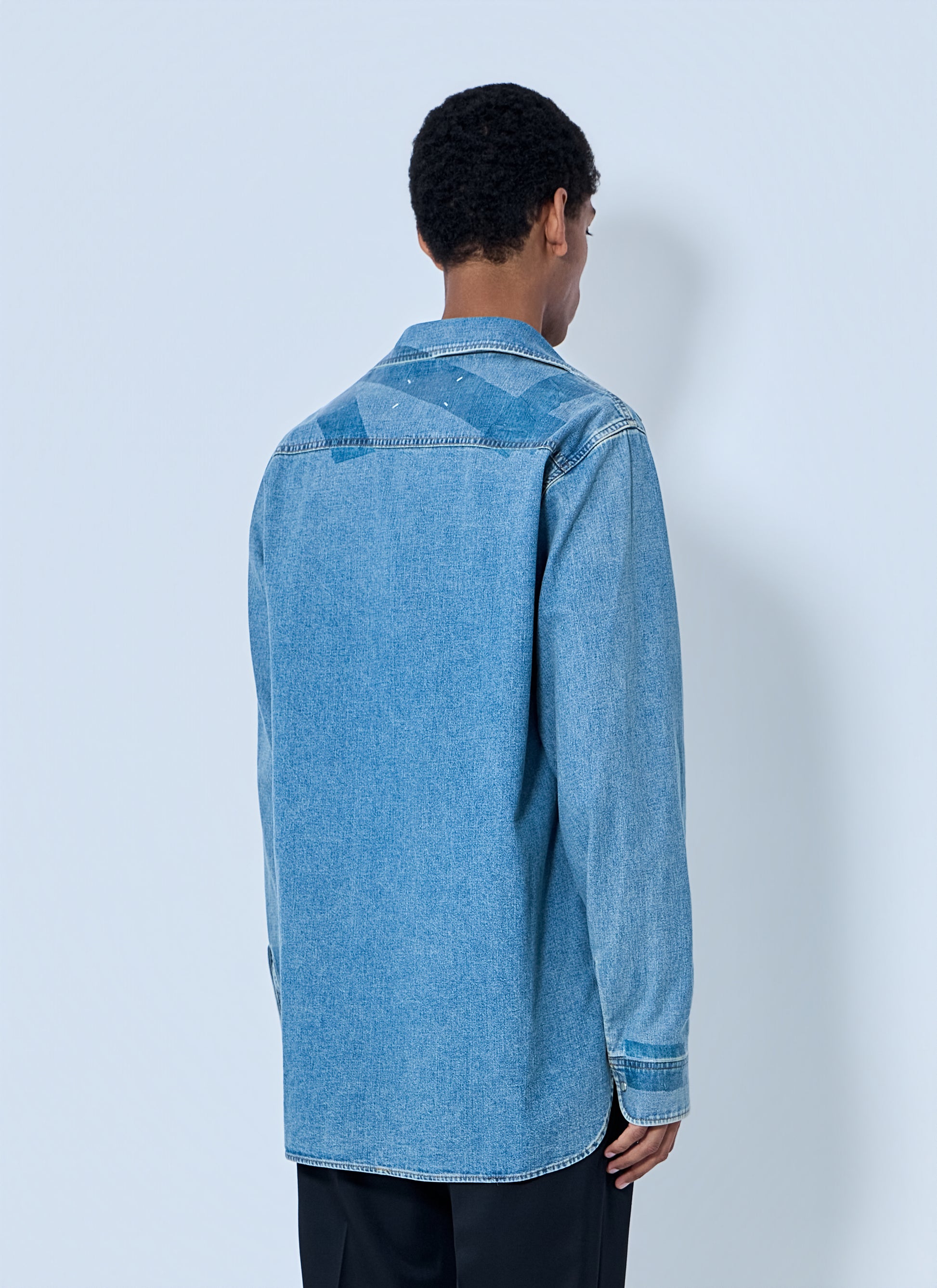Maison Margiela Men Denim Button-Down Shirt MAISON MARGIELA