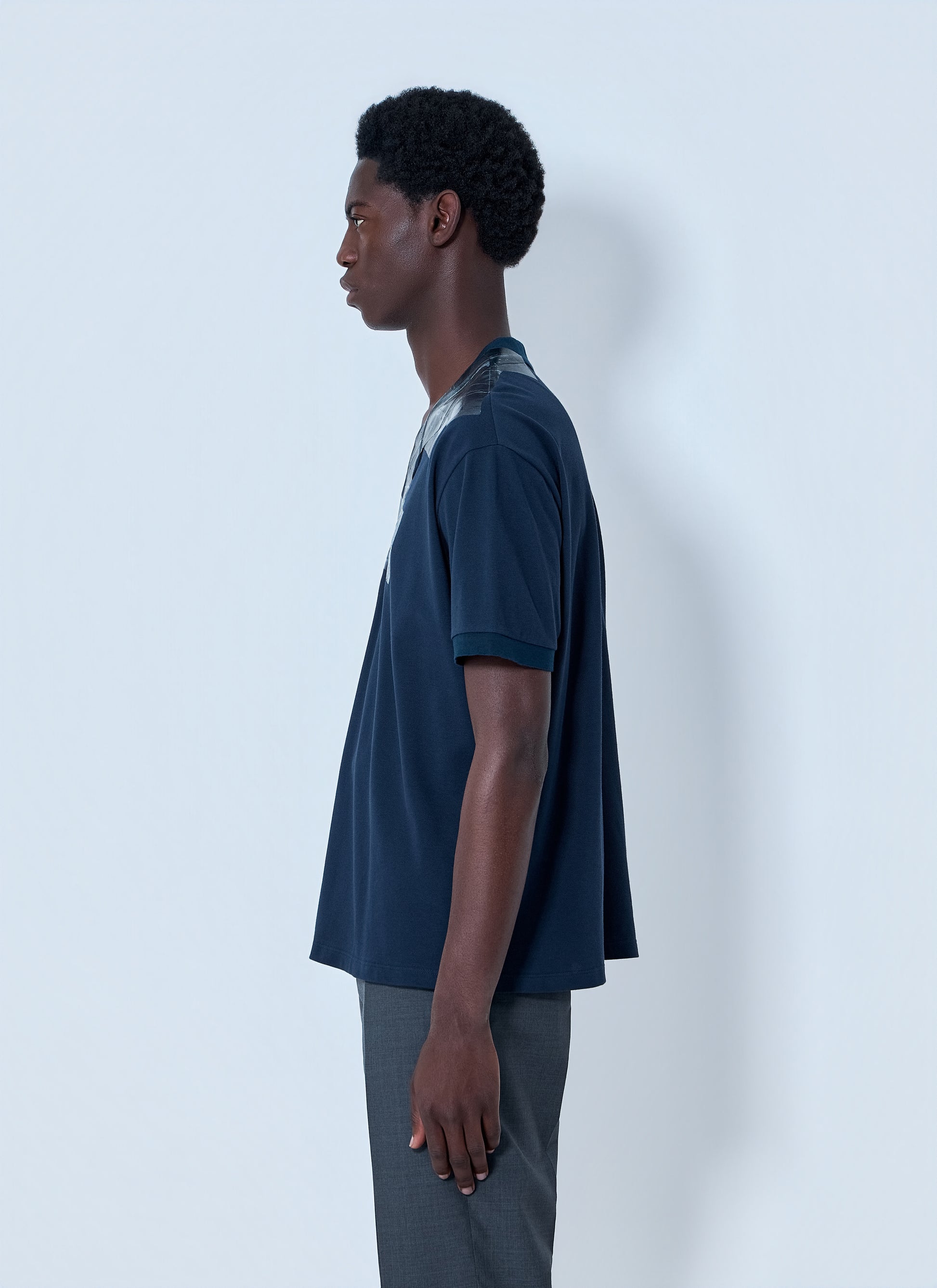 Maison Margiela Men V-Neck Panel T-Shirt MAISON MARGIELA
