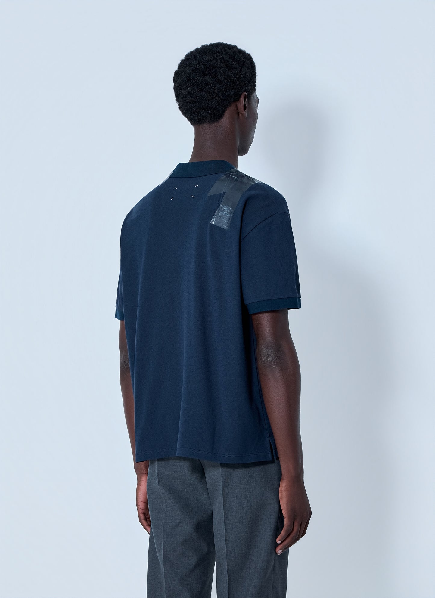 Maison Margiela Men V-Neck Panel T-Shirt MAISON MARGIELA