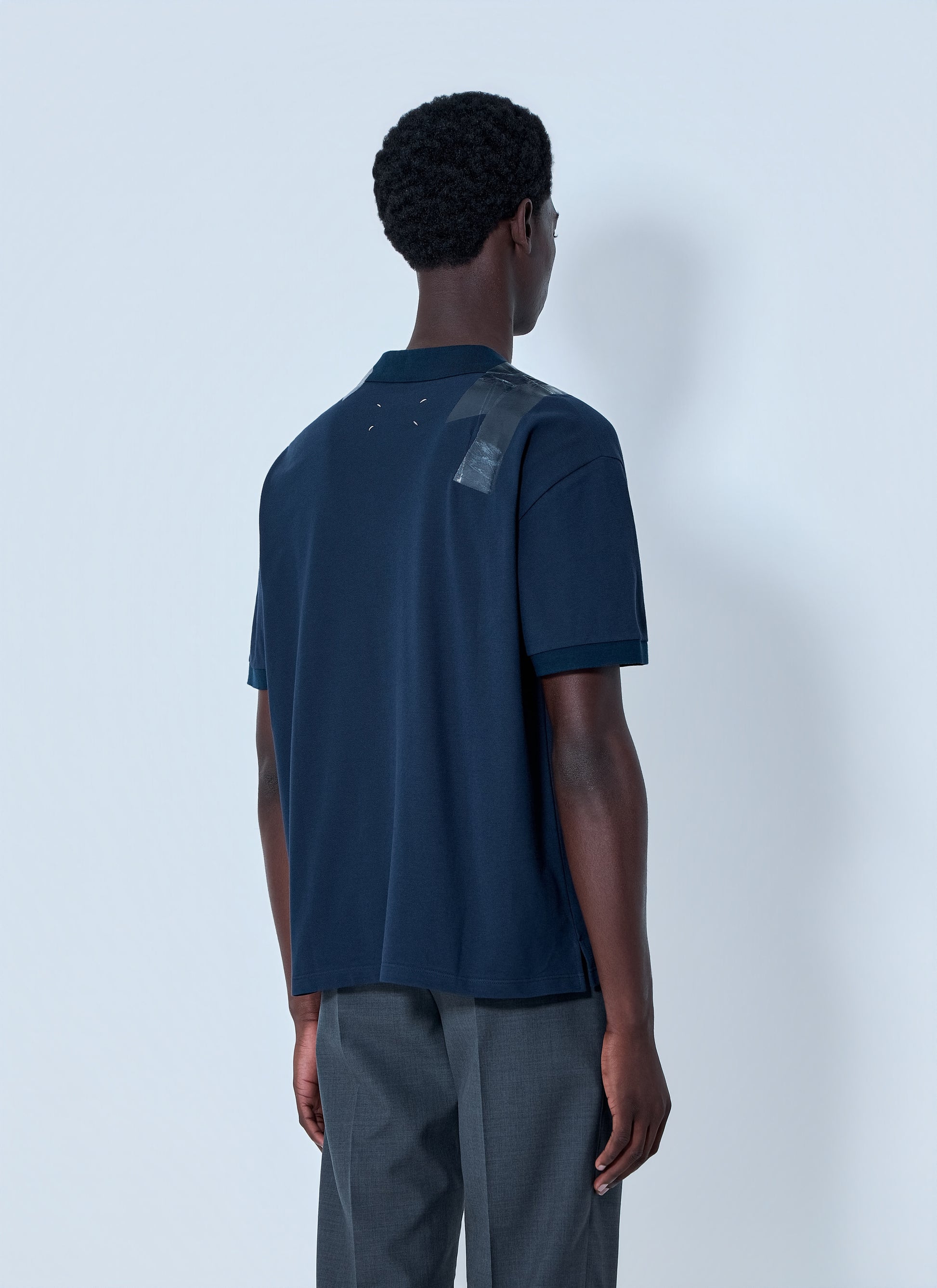 Maison Margiela Men V-Neck Panel T-Shirt MAISON MARGIELA