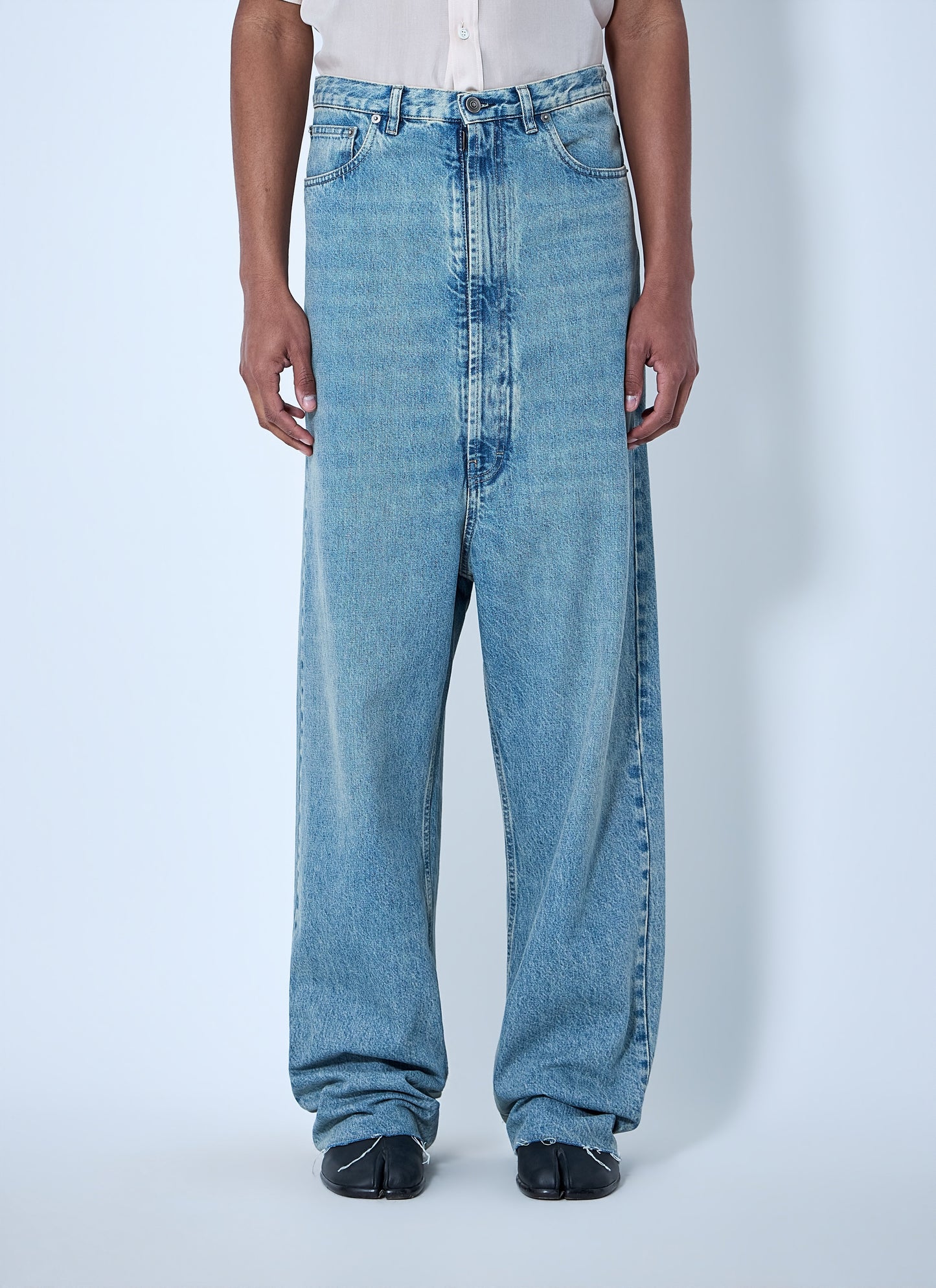 Maison Margiela Men Wide-Leg Denim Trousers MAISON MARGIELA