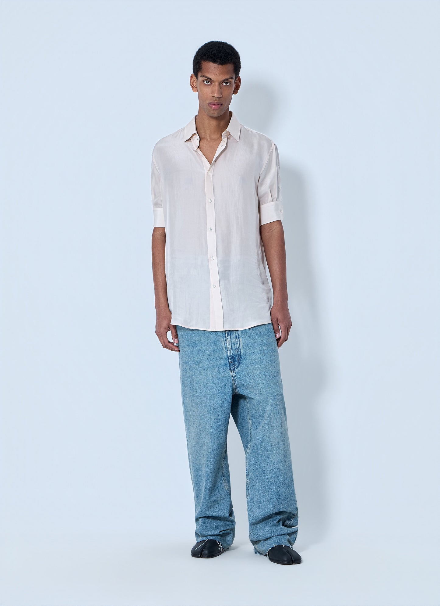 Maison Margiela Men Wide-Leg Denim Trousers MAISON MARGIELA