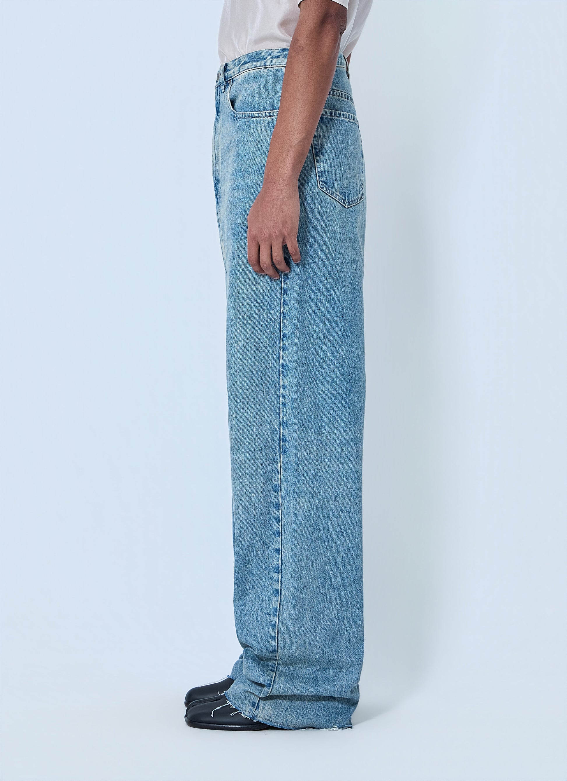 Maison Margiela Men Wide-Leg Denim Trousers MAISON MARGIELA