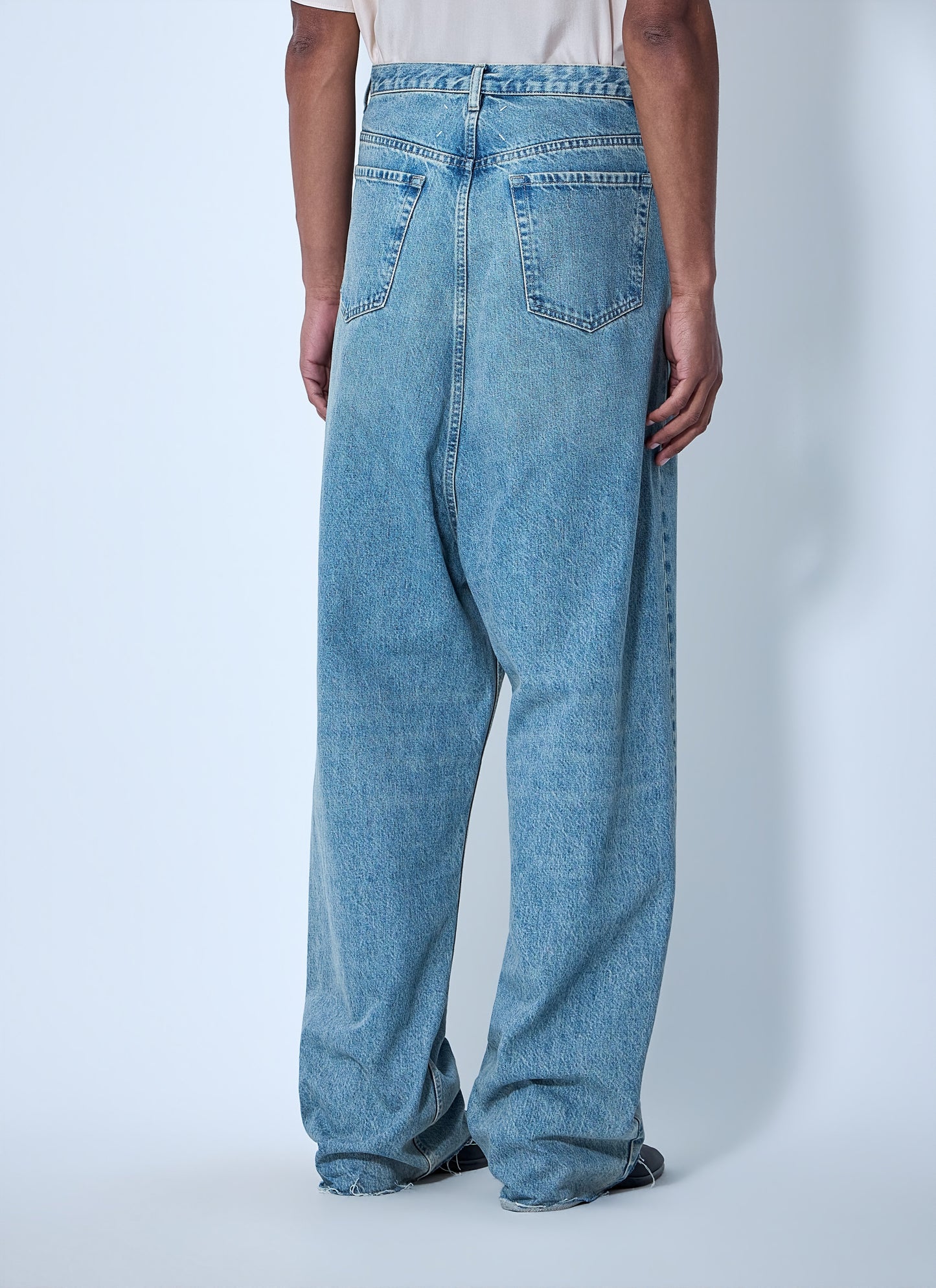 Maison Margiela Men Wide-Leg Denim Trousers MAISON MARGIELA