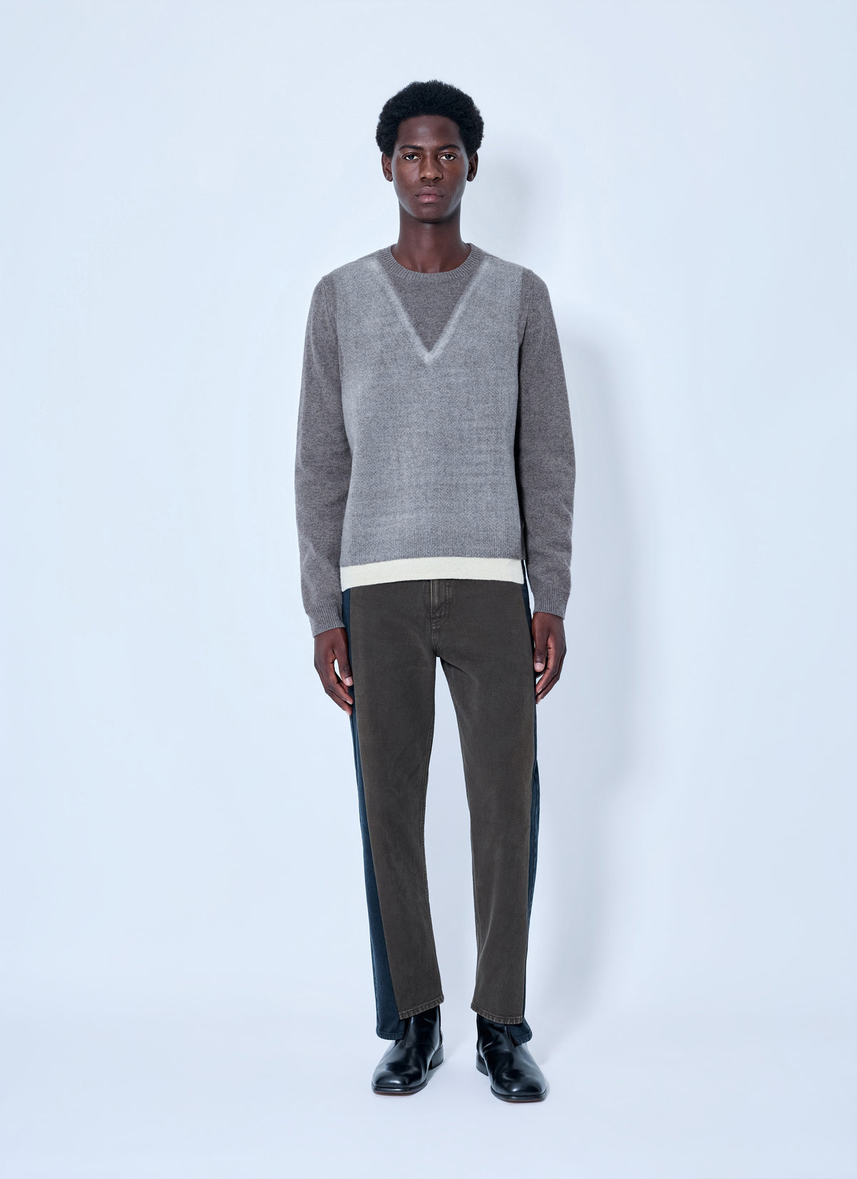 Maison Margiela Men Fused Knit Sweater MAISON MARGIELA