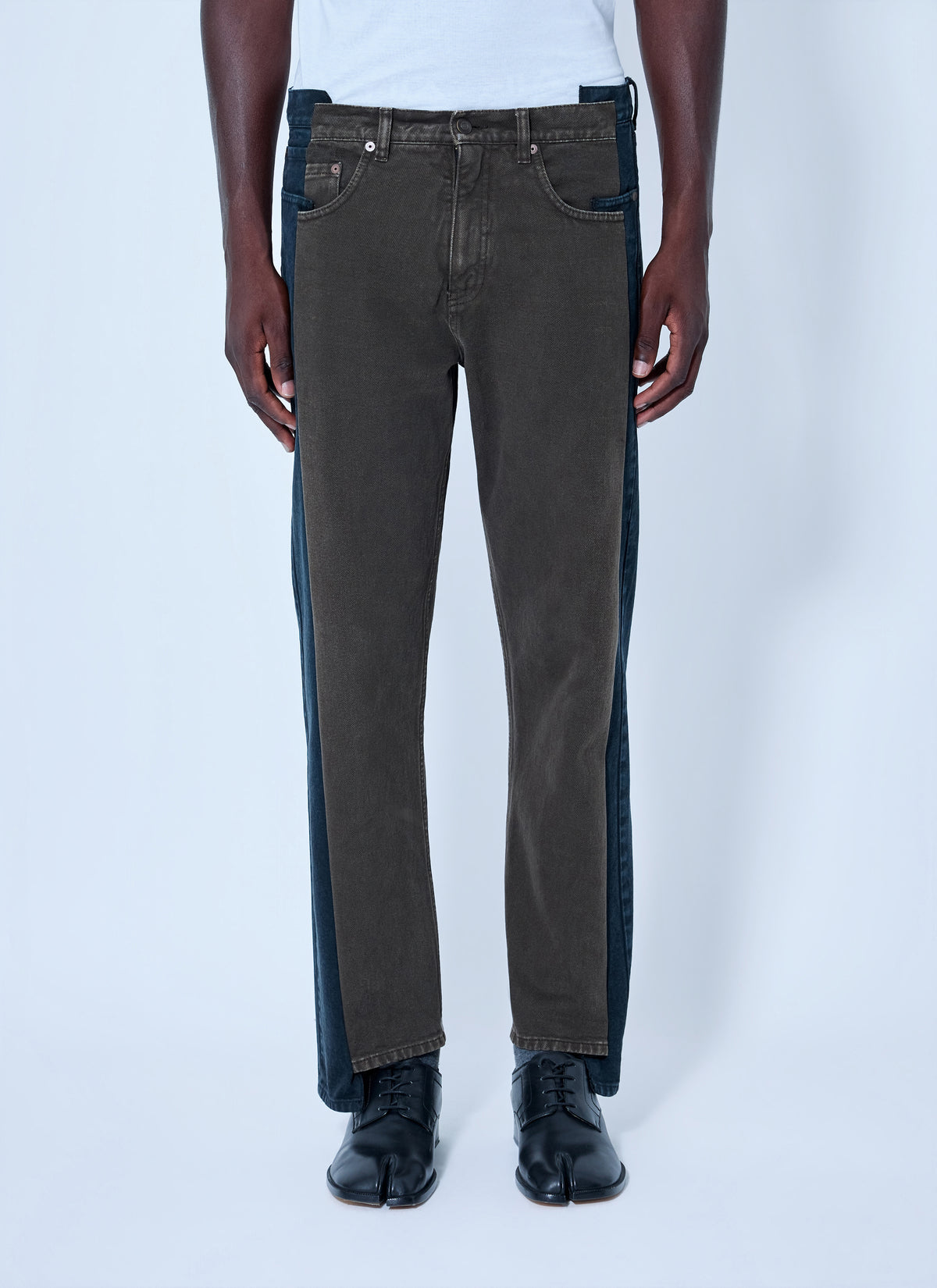 Maison Margiela Men Spliced Denim Trousers MAISON MARGIELA