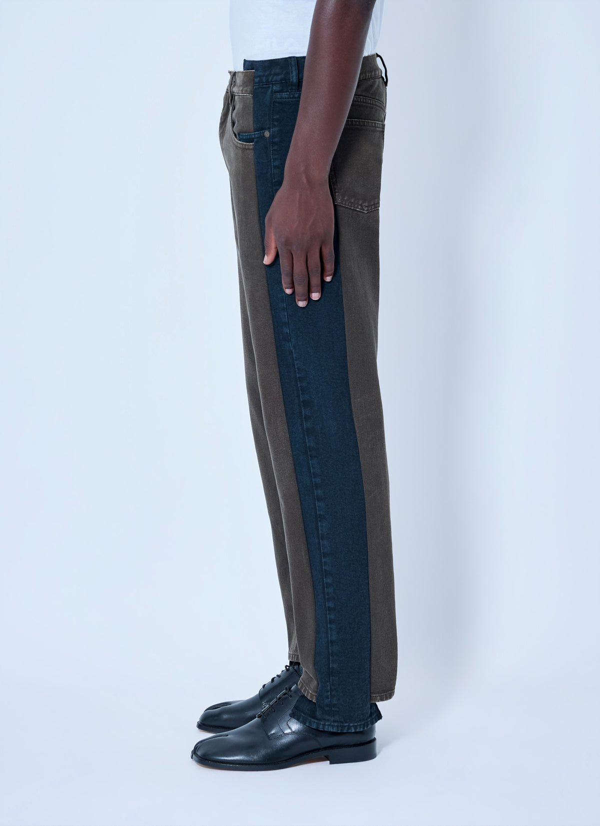 Maison Margiela Men Spliced Denim Trousers MAISON MARGIELA