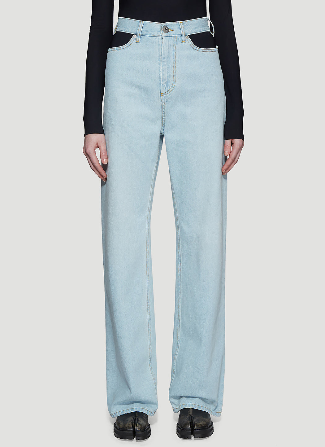 Maison Margiela Women Cut-Out Jeans MAISON MARGIELA