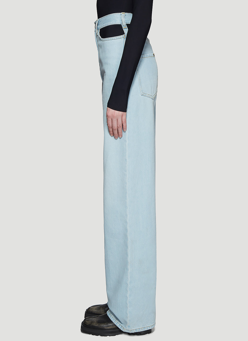 Maison Margiela Women Cut-Out Jeans MAISON MARGIELA